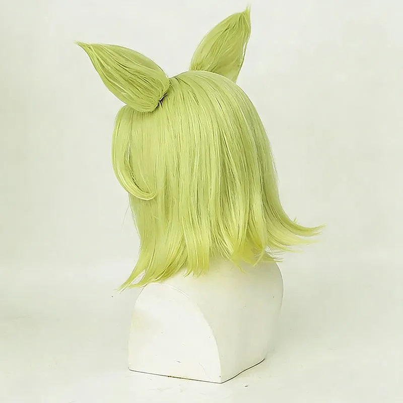 L-email Wig LOL Zeri The Spark Of Zaun 40cm Green Cosplay Wig sold by Lemail wig product image thumbnail 5
