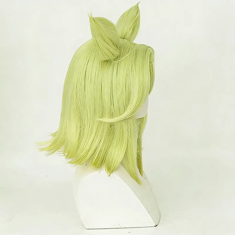 L-email Wig LOL Zeri The Spark Of Zaun 40cm Green Cosplay Wig sold by Lemail wig product image thumbnail 4