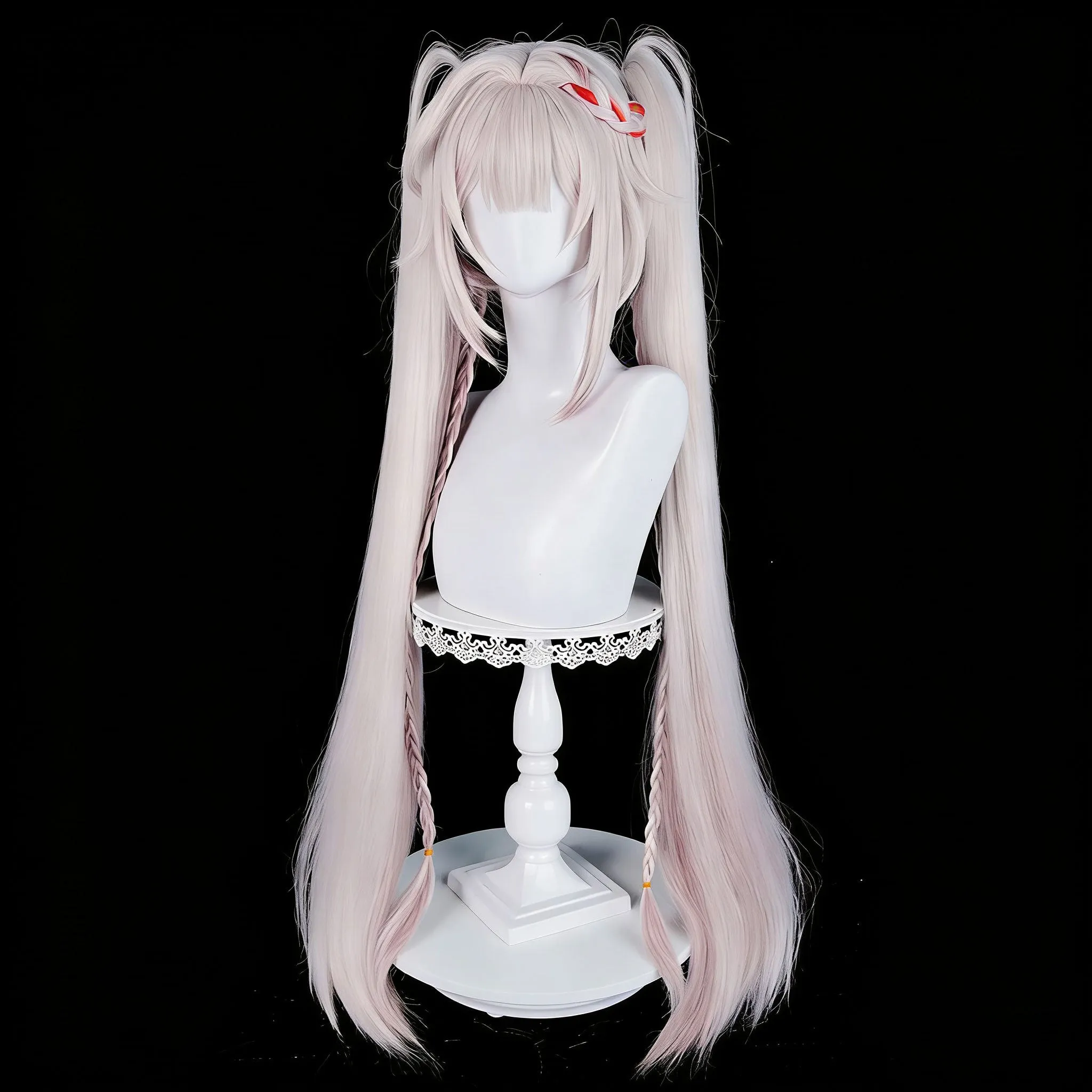 L-email Wig Honkai Star Rail Sparxie White Cosplay Wig sold by Lemail wig product image thumbnail 4