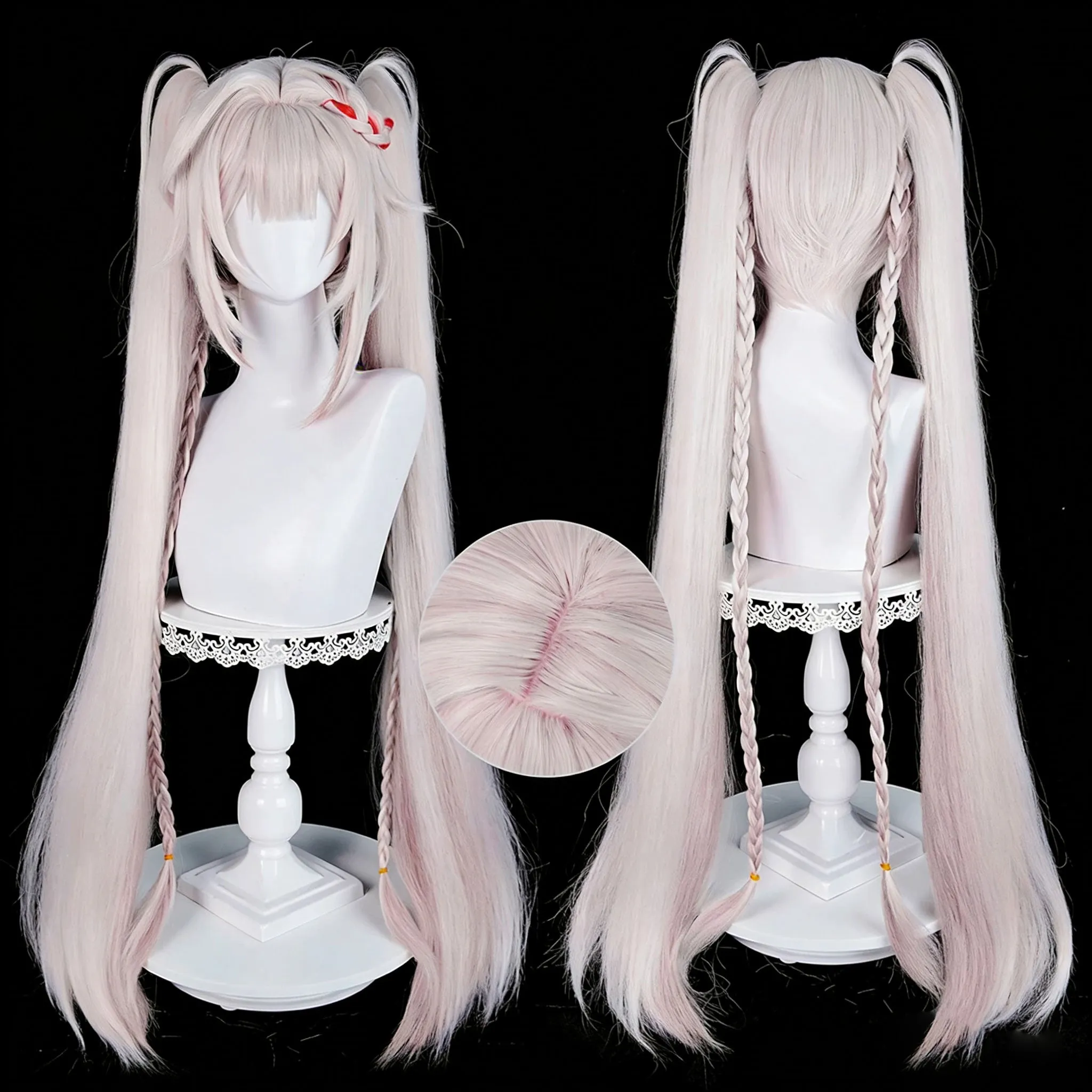 L-email Wig Honkai Star Rail Sparxie White Cosplay Wig sold by Lemail wig product image thumbnail 3
