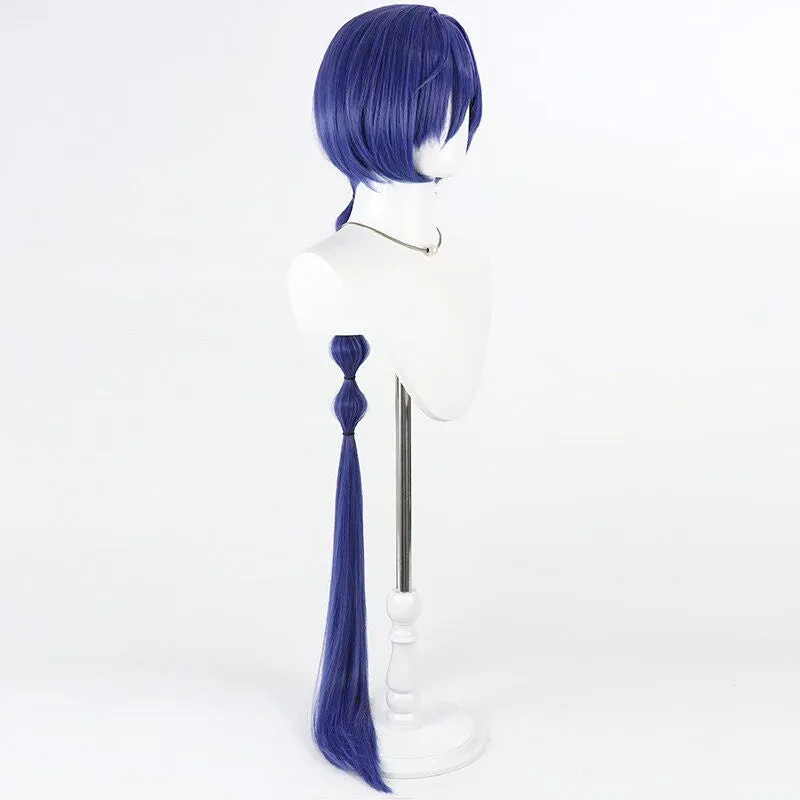 L-email Wig Zenless Zone Zero Promeia Blue Cosplay Wig sold by Lemail wig product image thumbnail 4