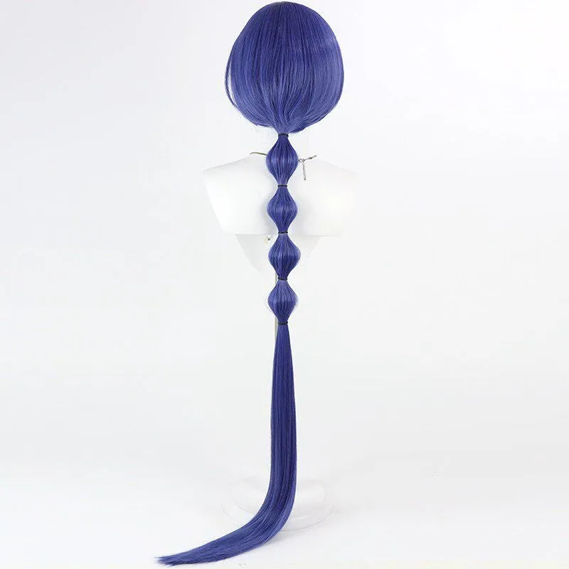 L-email Wig Zenless Zone Zero Promeia Blue Cosplay Wig sold by Lemail wig product image thumbnail 5