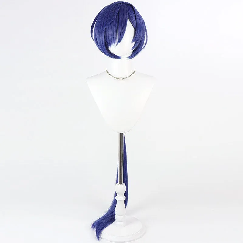 L-email Wig Zenless Zone Zero Promeia Blue Cosplay Wig sold by Lemail wig product image thumbnail 2