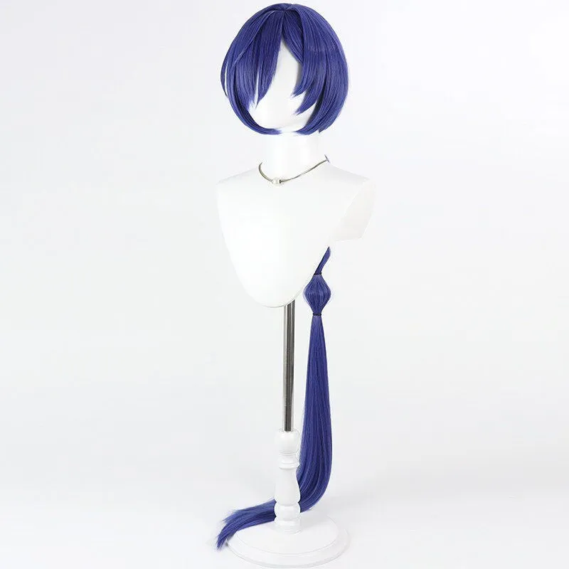 L-email Wig Zenless Zone Zero Promeia Blue Cosplay Wig sold by Lemail wig product image thumbnail 3