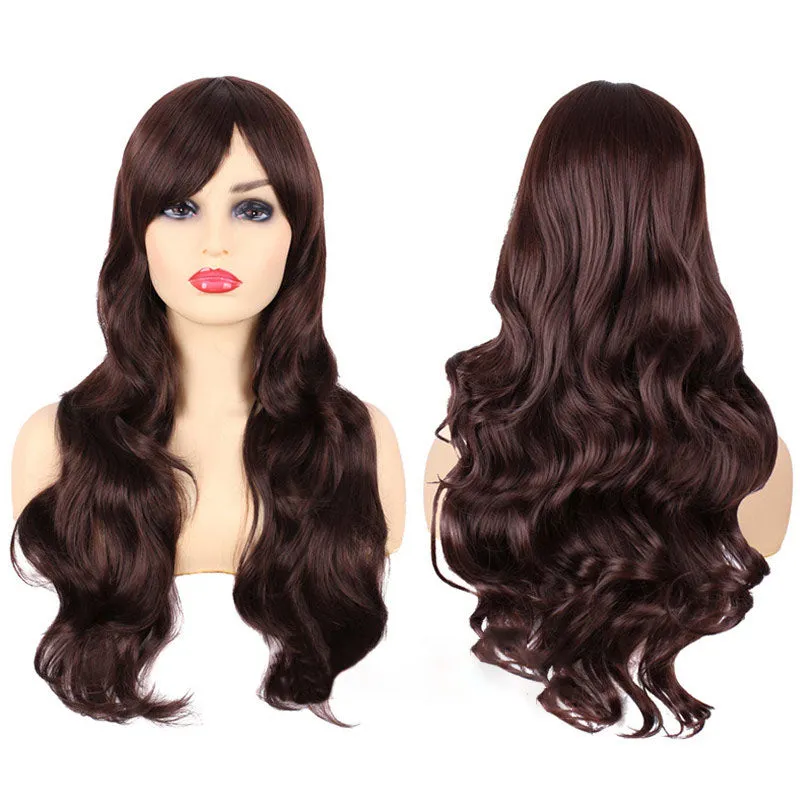21 Colors Long Curly Anime Cosplay Wigs-F sold by Lemail wig