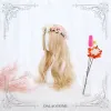 Harajuku Soft Girl Miss Betsy White Gold Long Curly Lolita Wig sold by Lemail wig