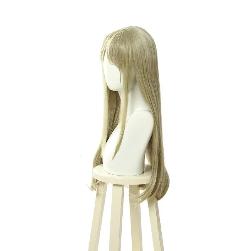 Anime Hakata Tonkotsu Ramens Ling Xianming Cosplay Wigs Yelllow Long Straight sold by Lemail wig