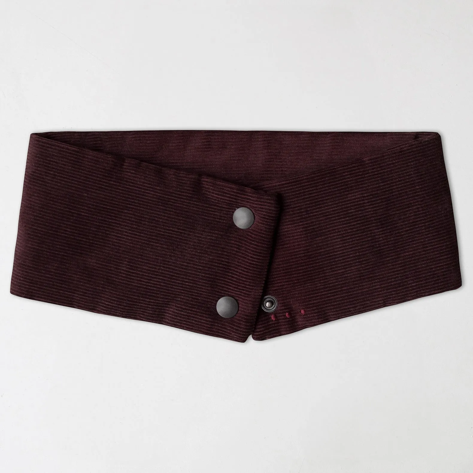 Intercollar bordeaux en velours sold by Borali