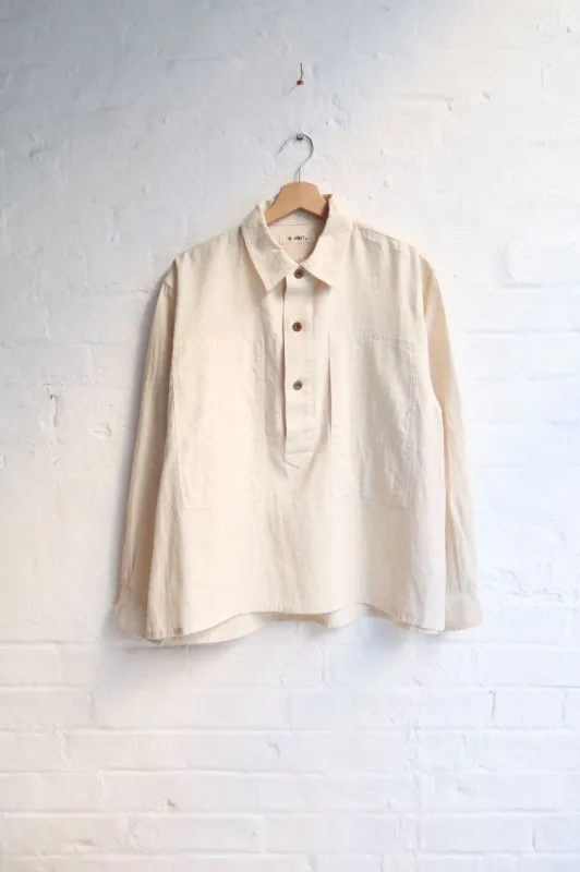 H.Unit - Viyella Pullover Shirt, Kinari made by H Unit