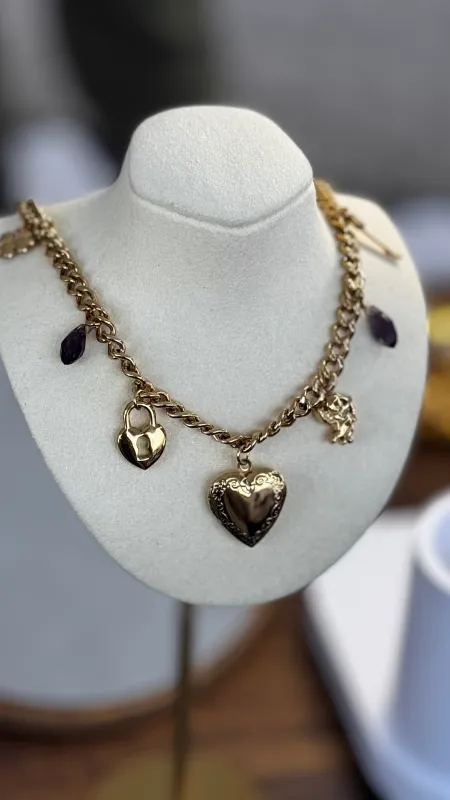 The Angel Locket Charm Necklace made by Royal Raine