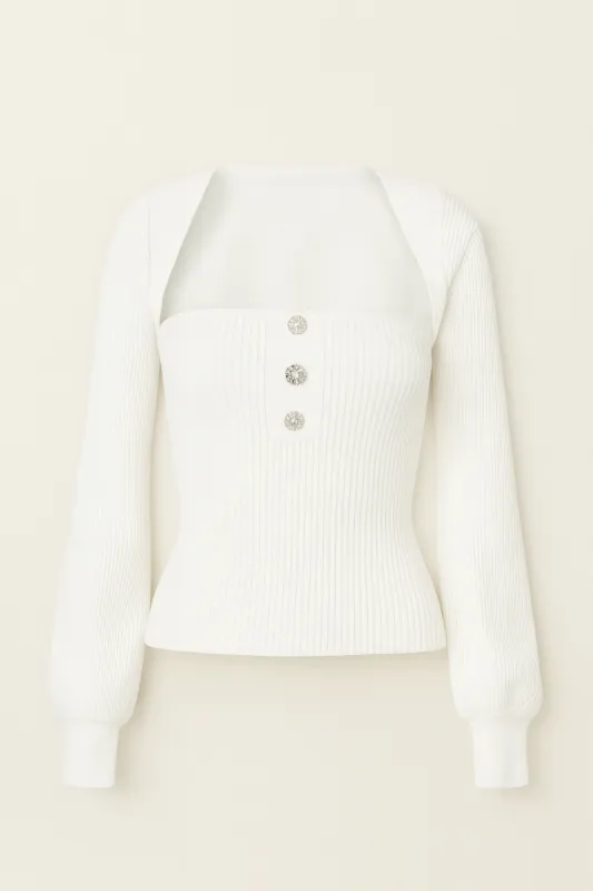 KNIT SWEATER TOP made by Royal Raine