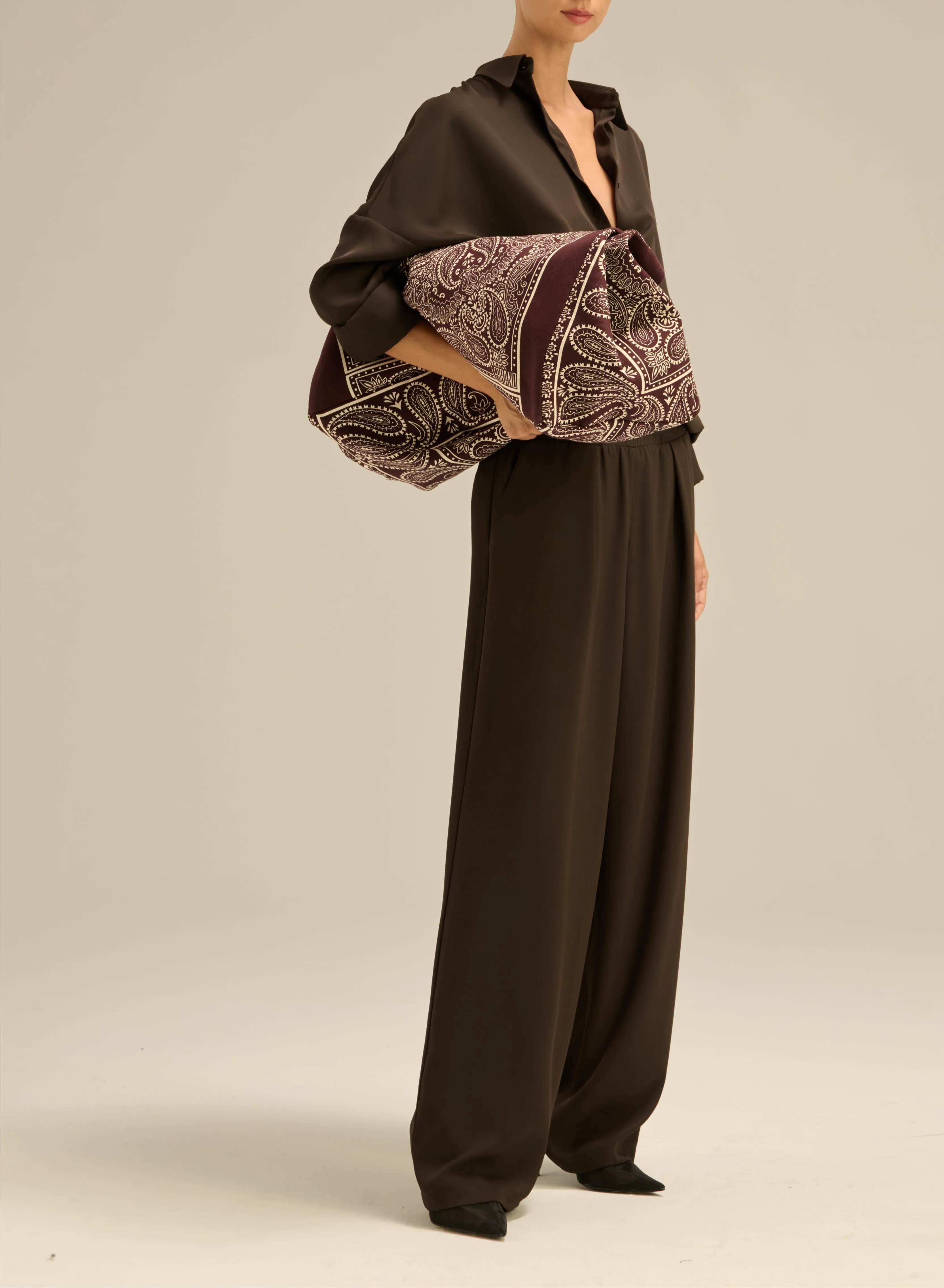 Torba Shopper Capri Bordowy sold by Le Brand product image thumbnail 5