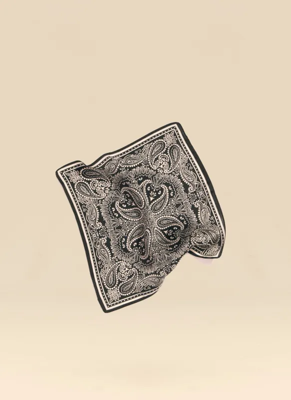 Poszetka Jedwabna Czarna sold by Le Brand