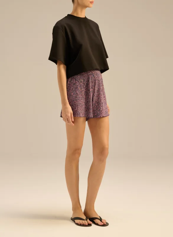 Szorty z dzianiny rożowe - Lola sold by Le Brand