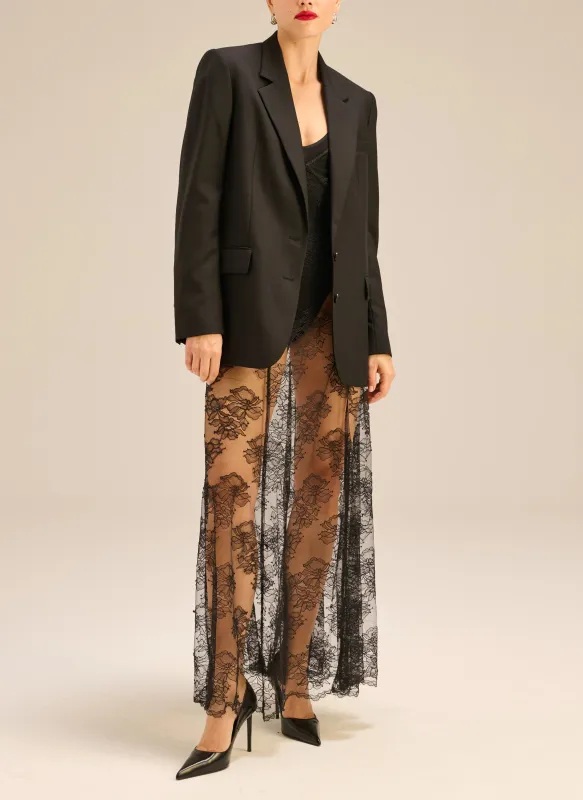 Sukienka maxi w stylu slip dress w kolorze czarnym - Gemma made by Le Brand