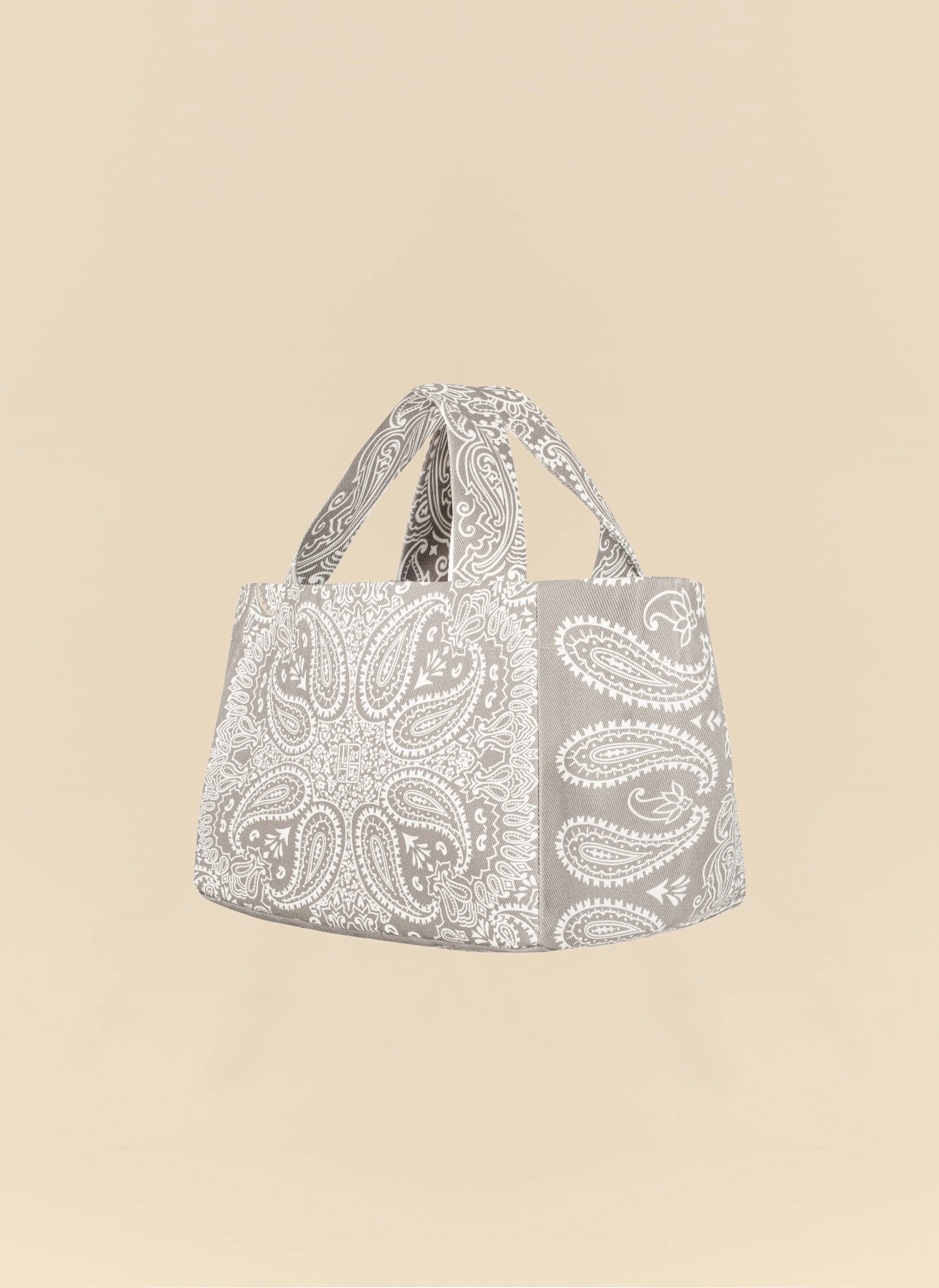 Torba mini typu shopper szara z printem - Mia sold by Le Brand product image thumbnail 4