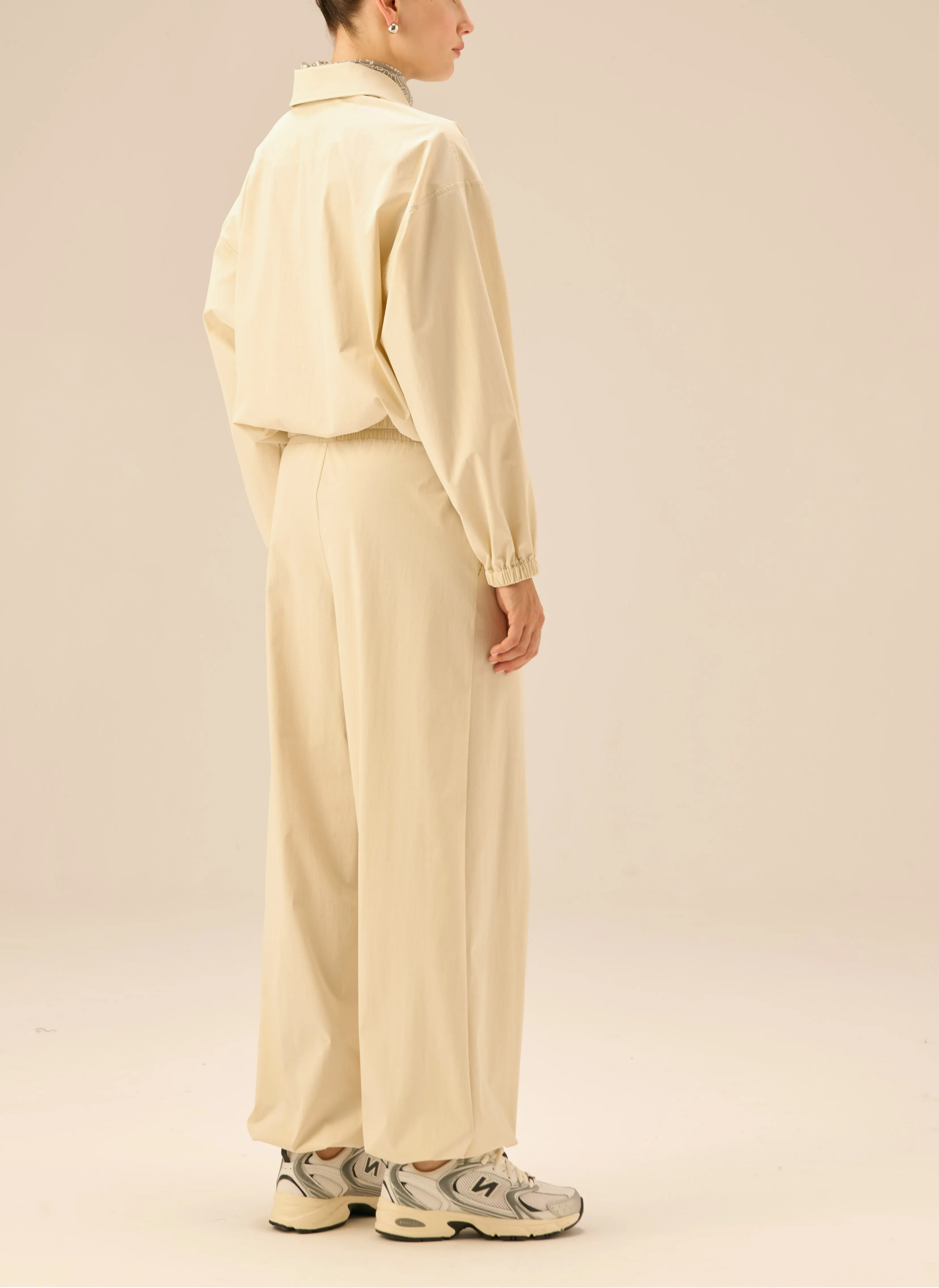 Kurtka z ortalionu w kolorze ecru ze ściągaczami - Stanley sold by Le Brand product image thumbnail 5