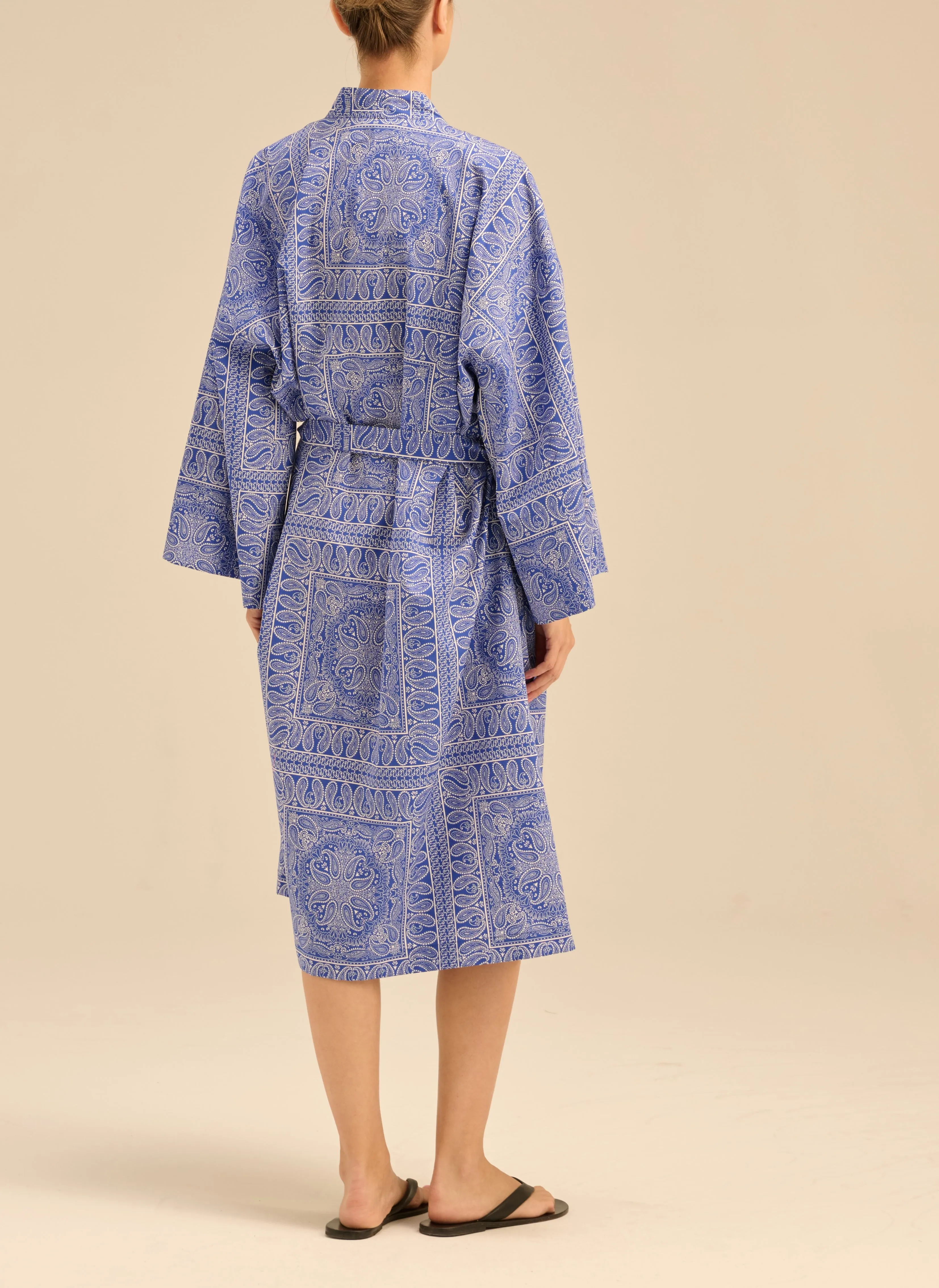 Kimono z bawełny we wzór bandany - Musolla sold by Le Brand product image thumbnail 3