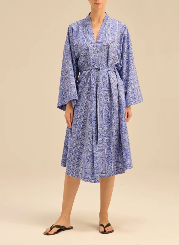 Kimono z bawełny we wzór bandany - Musolla sold by Le Brand