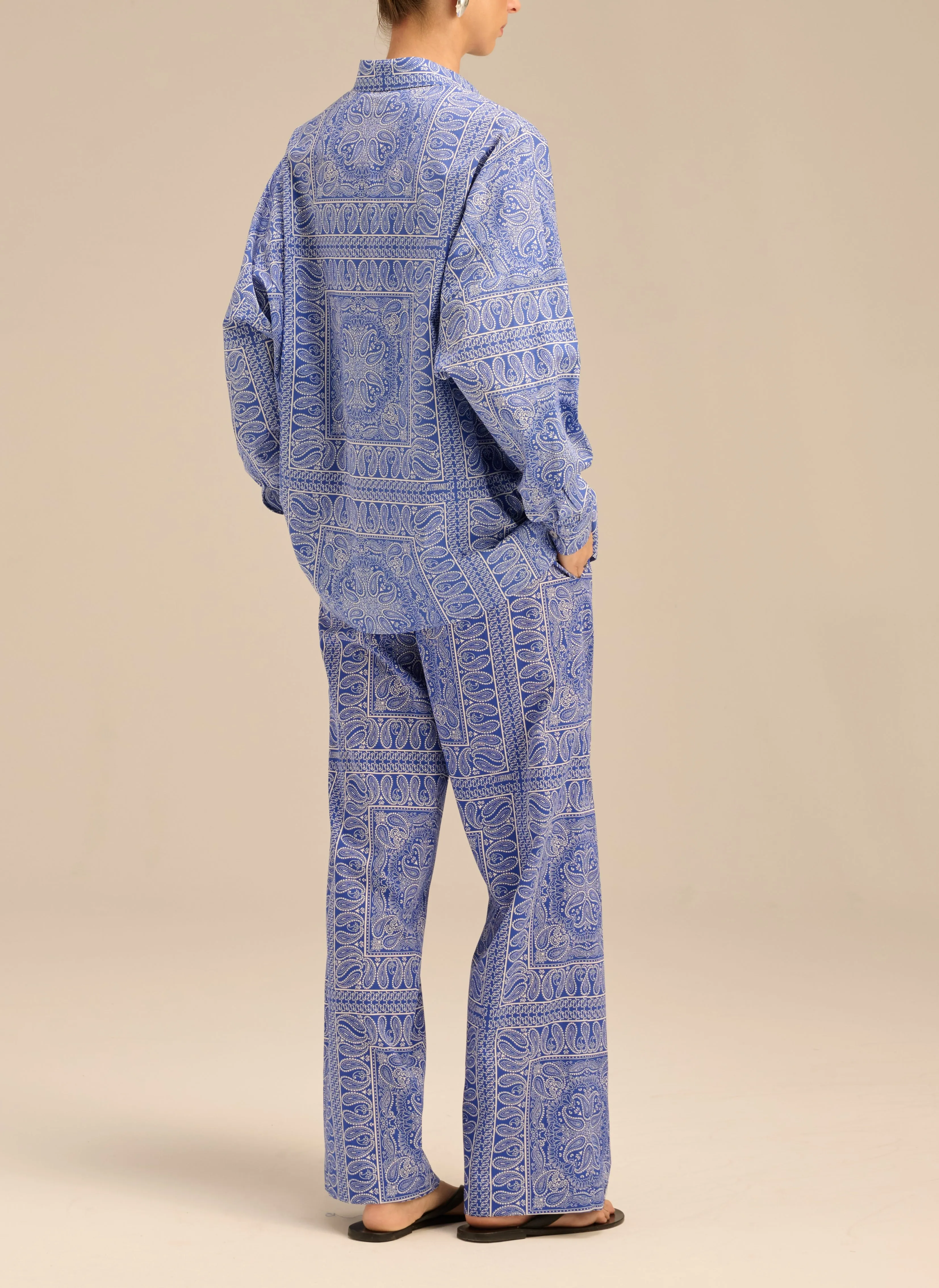 Spodnie z elastyczną talią w print bandany - Sammy sold by Le Brand product image thumbnail 3