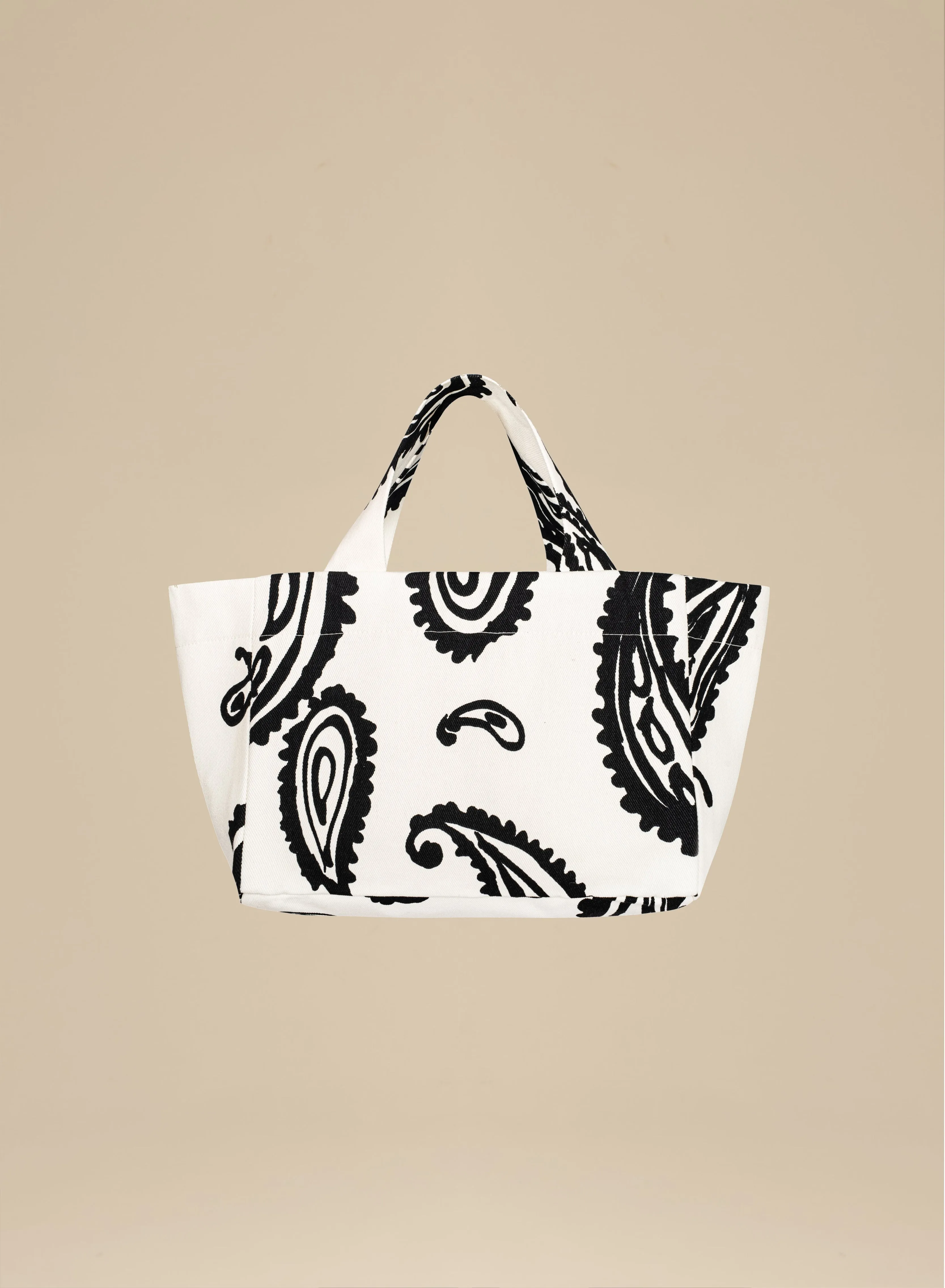 Torba mini typu shopper we wzór ecru - Mia sold by Le Brand product image thumbnail 5