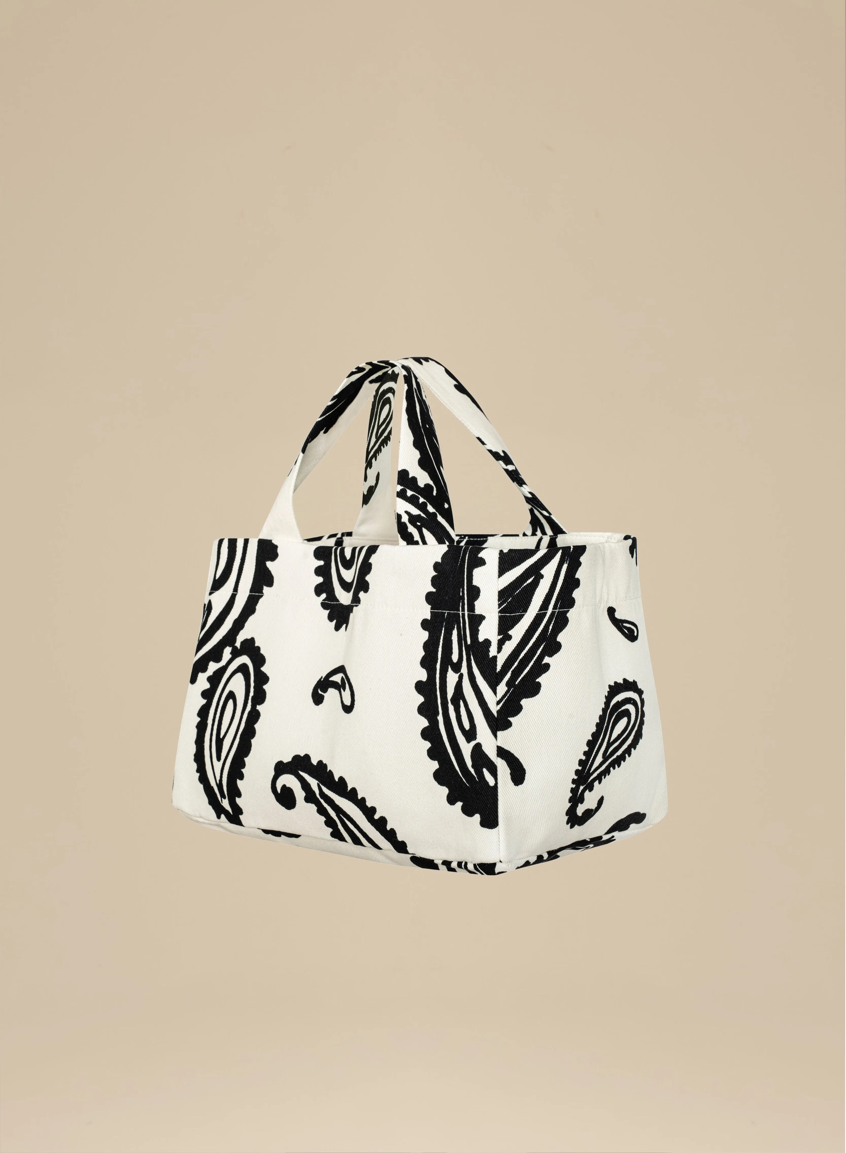 Torba mini typu shopper we wzór ecru - Mia sold by Le Brand product image thumbnail 4