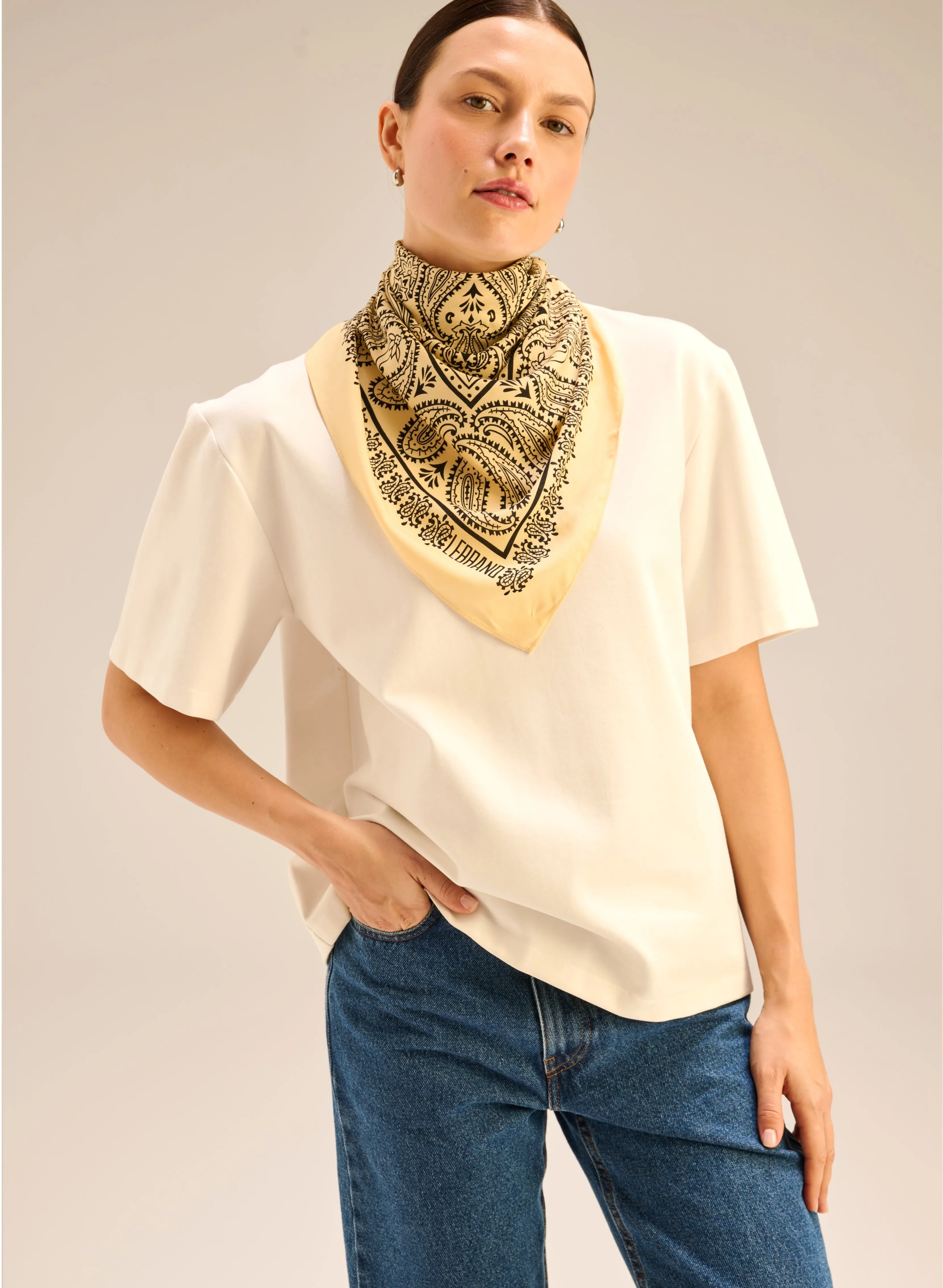 Bandana Jasnożółta sold by Le Brand product image thumbnail 2