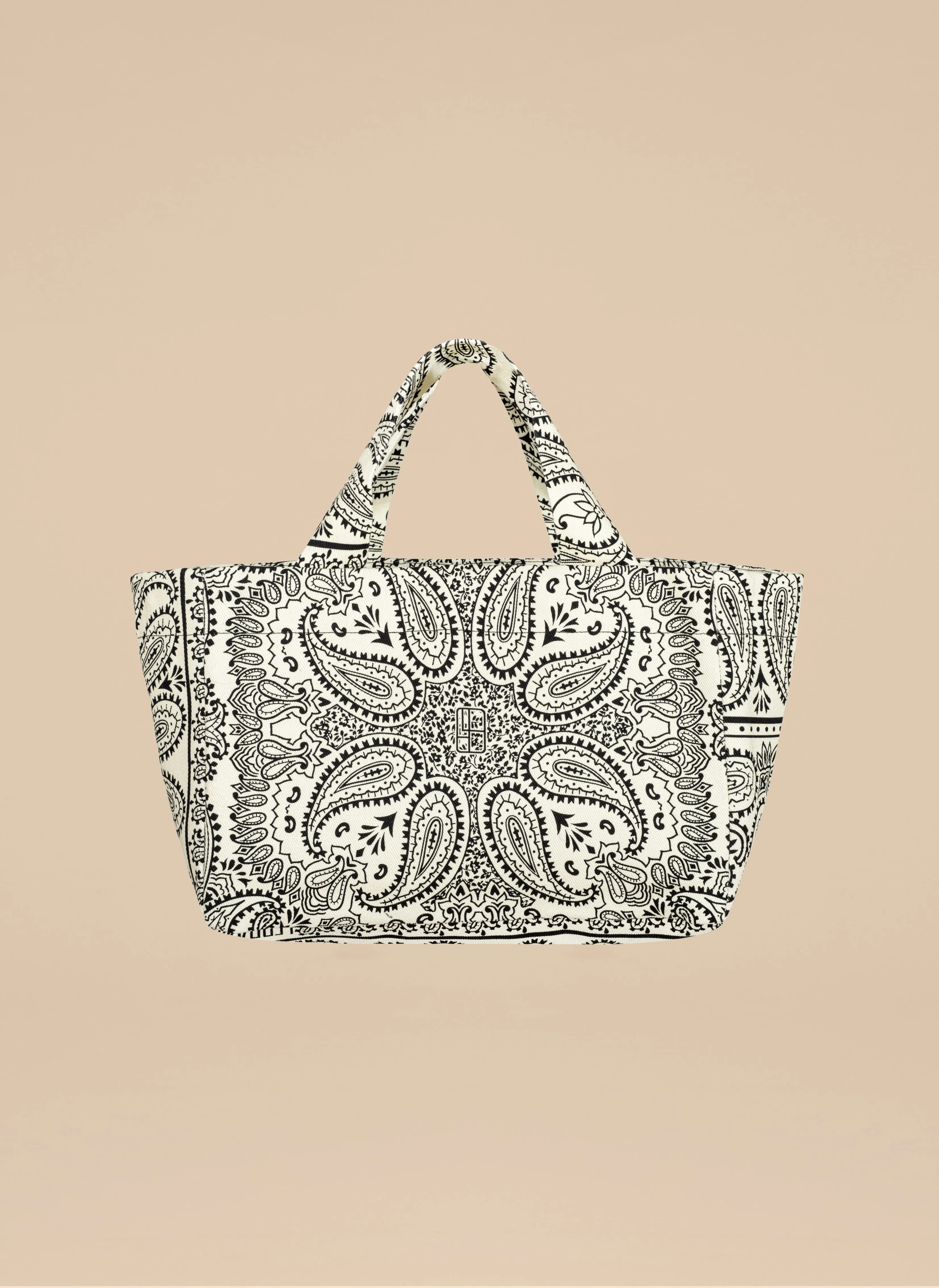 Torba mini typu shopper ecru z printem - Mia sold by Le Brand product image thumbnail 4