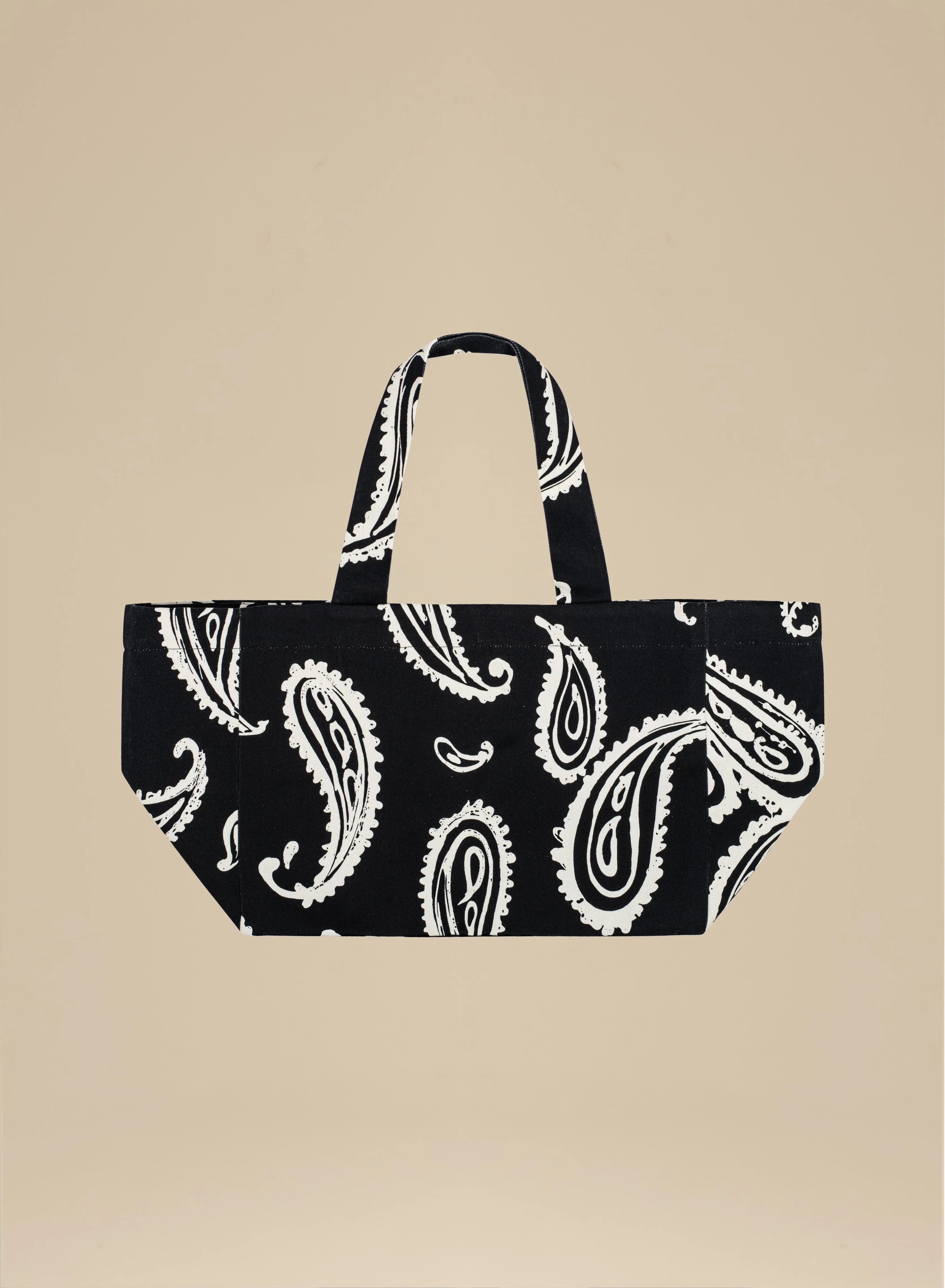 Torba typu shopper średniej wielkości czarna we wzór - Capri mini sold by Le Brand product image thumbnail 4