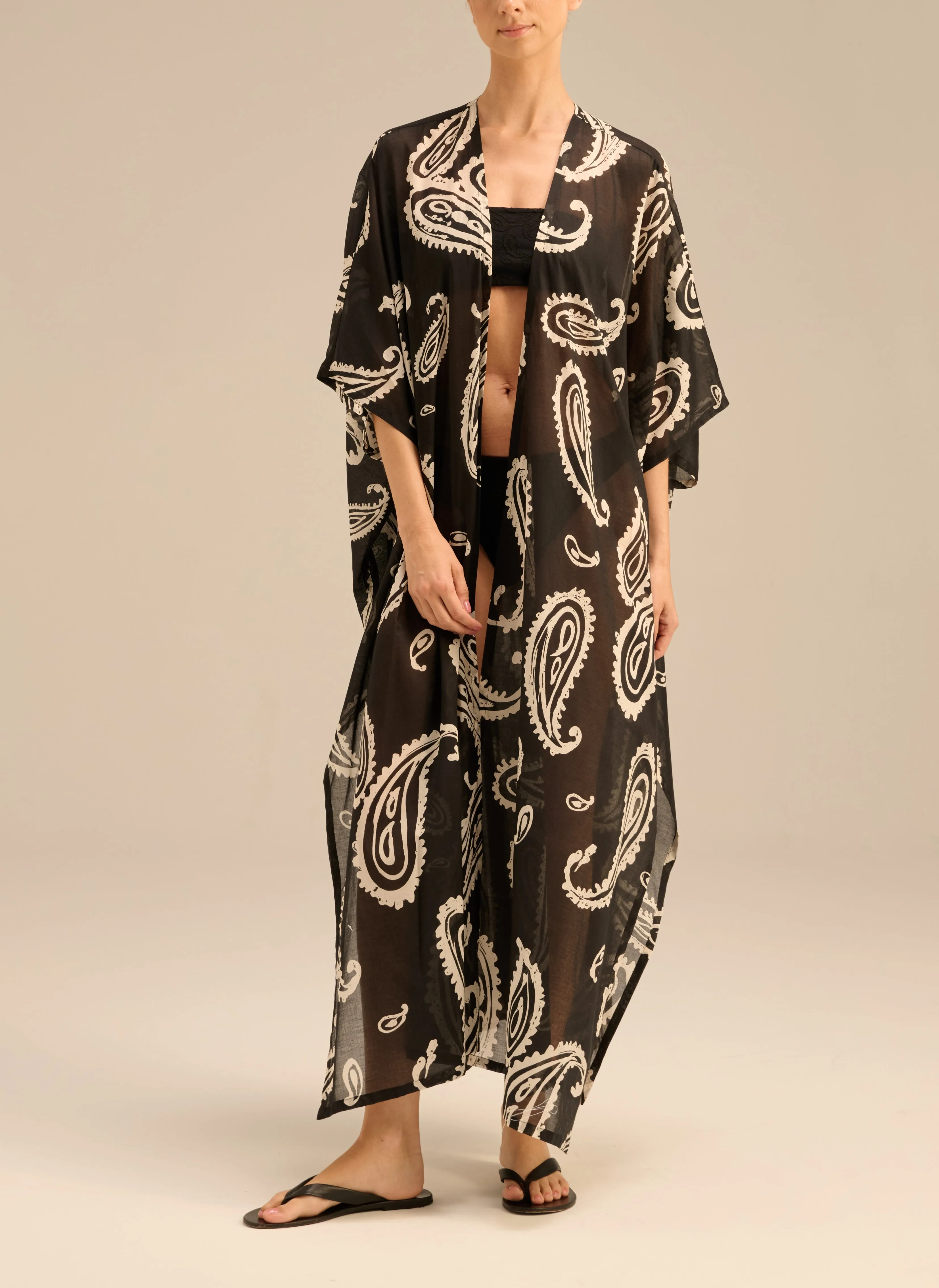 Kimono Andrea Bandana2.0 Czarna sold by Le Brand product image thumbnail 4