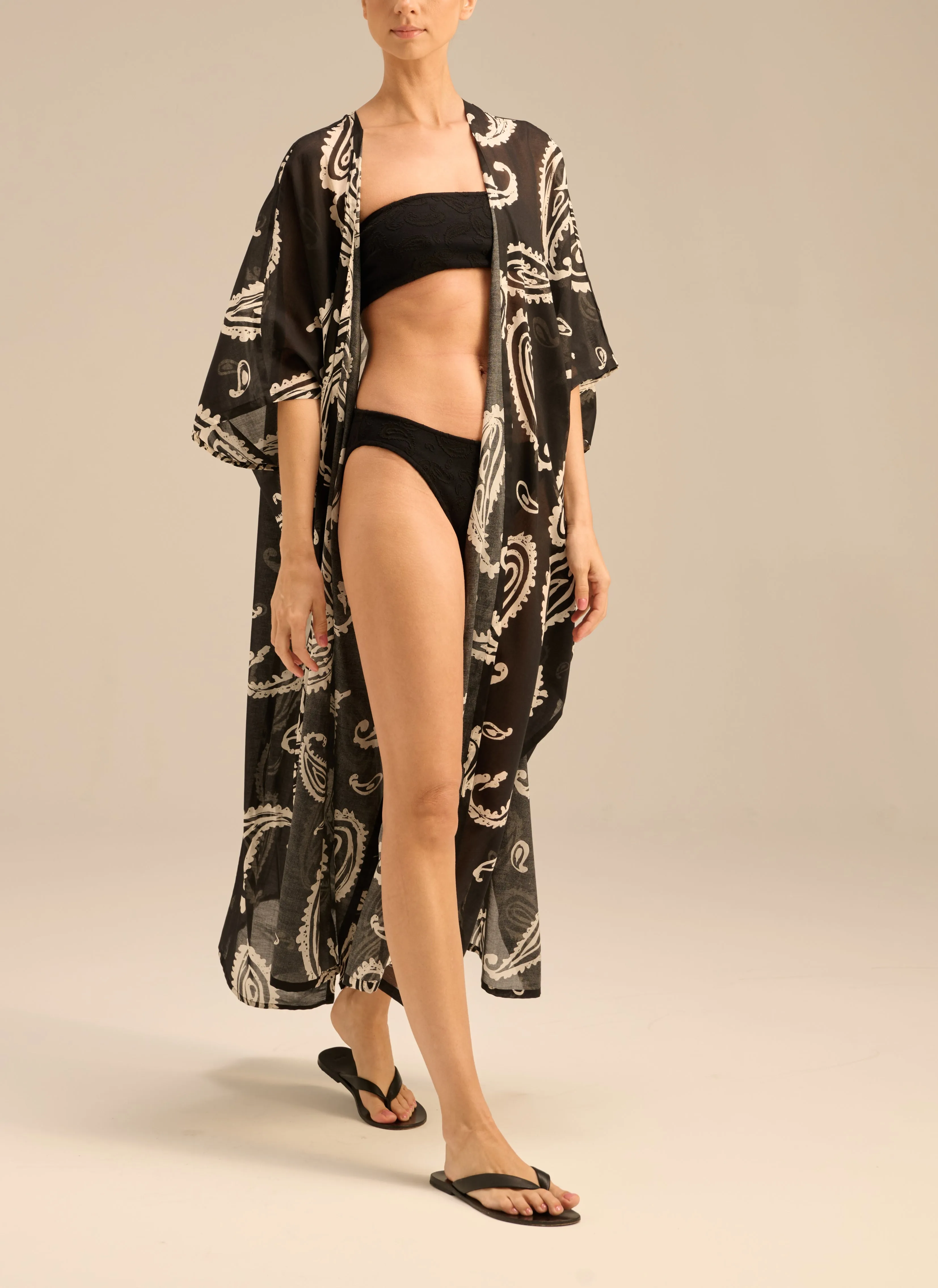 Kimono Andrea Bandana2.0 Czarna sold by Le Brand product image thumbnail 2