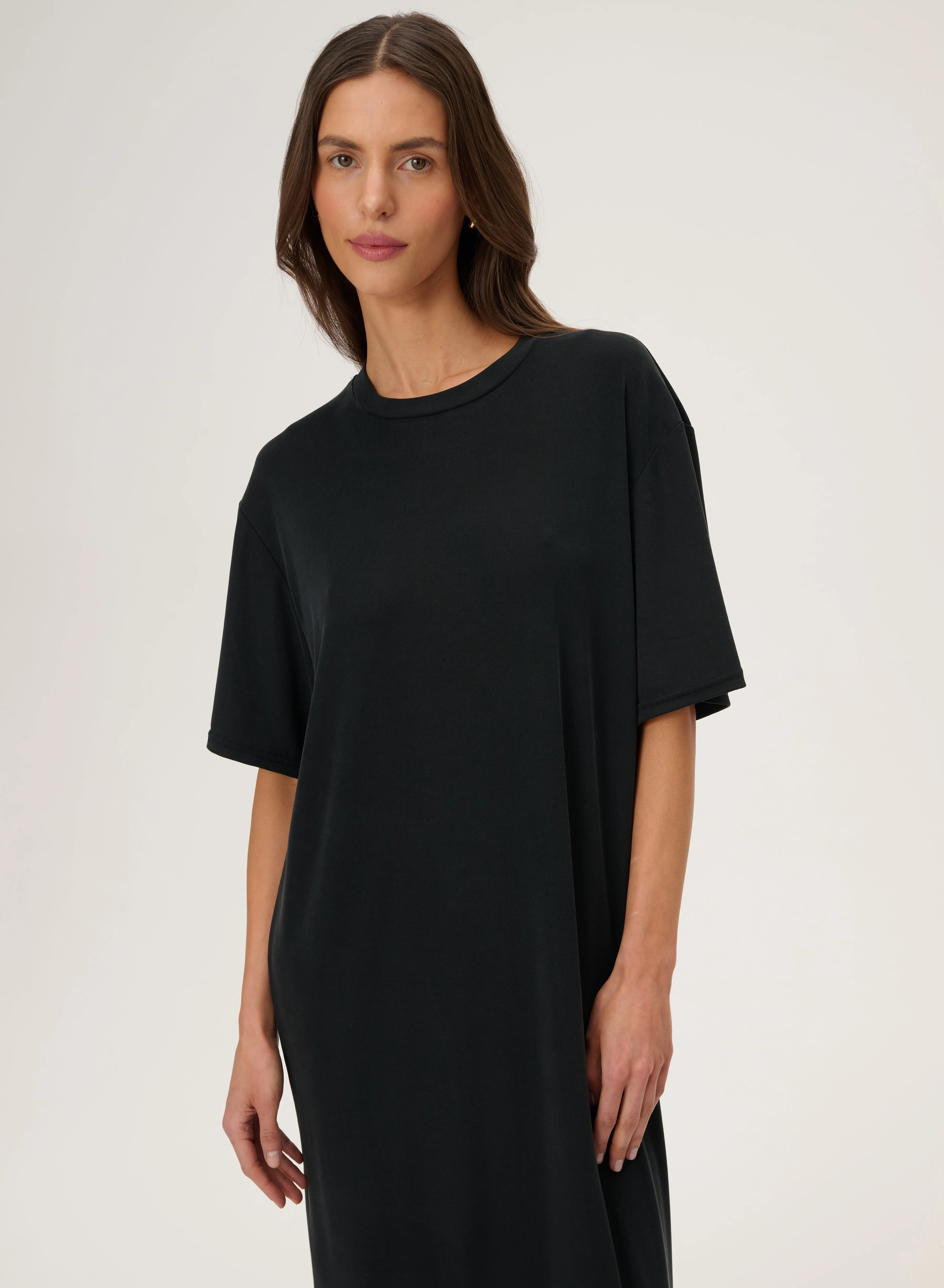 Sukienka z delikatnej dzianiny w kolorze czarnym - Jessica sold by Le Brand product image thumbnail 2