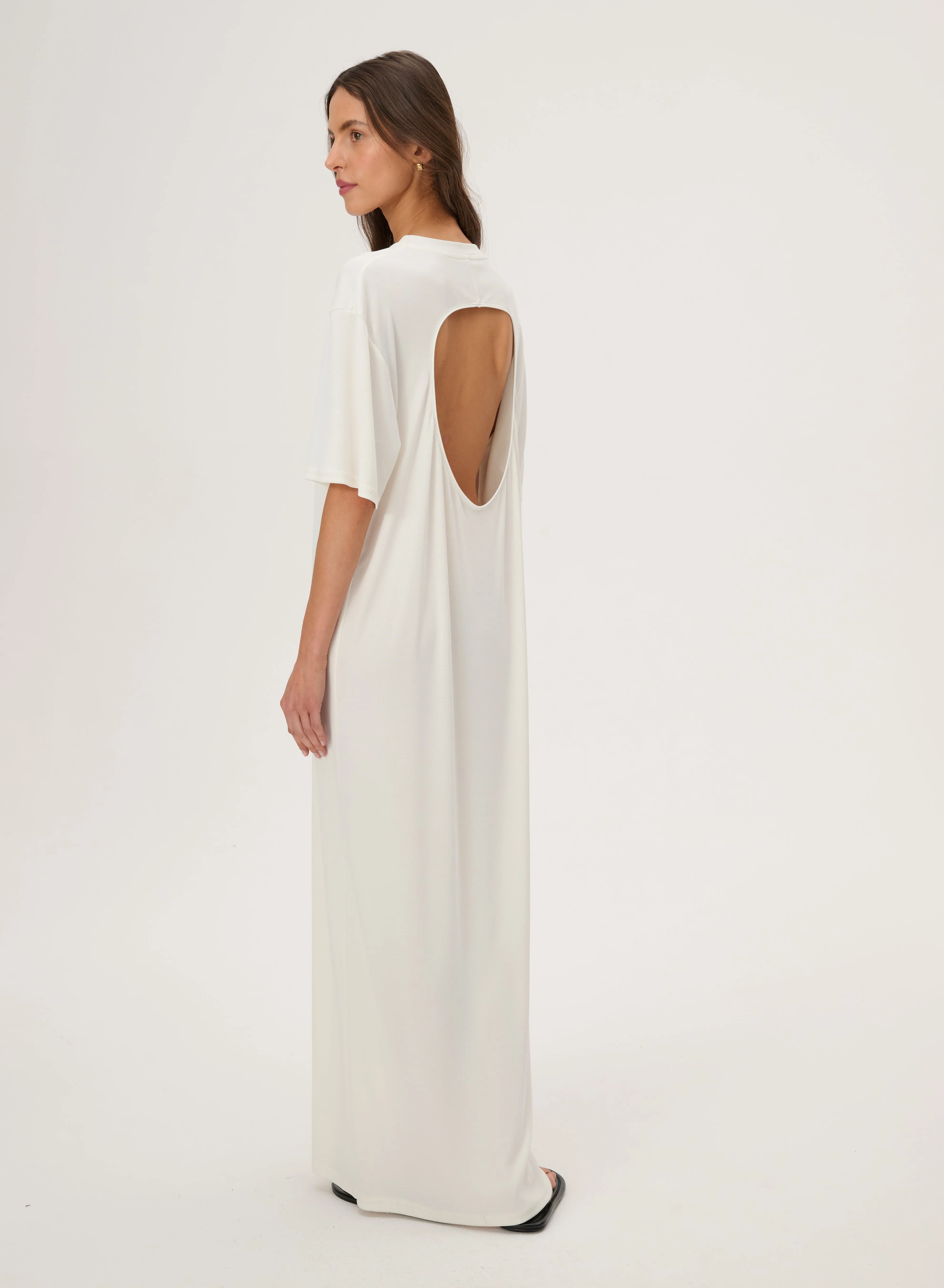 Sukienka z delikatnej dzianiny w kolorze ecru - Jessica sold by Le Brand product image thumbnail 4