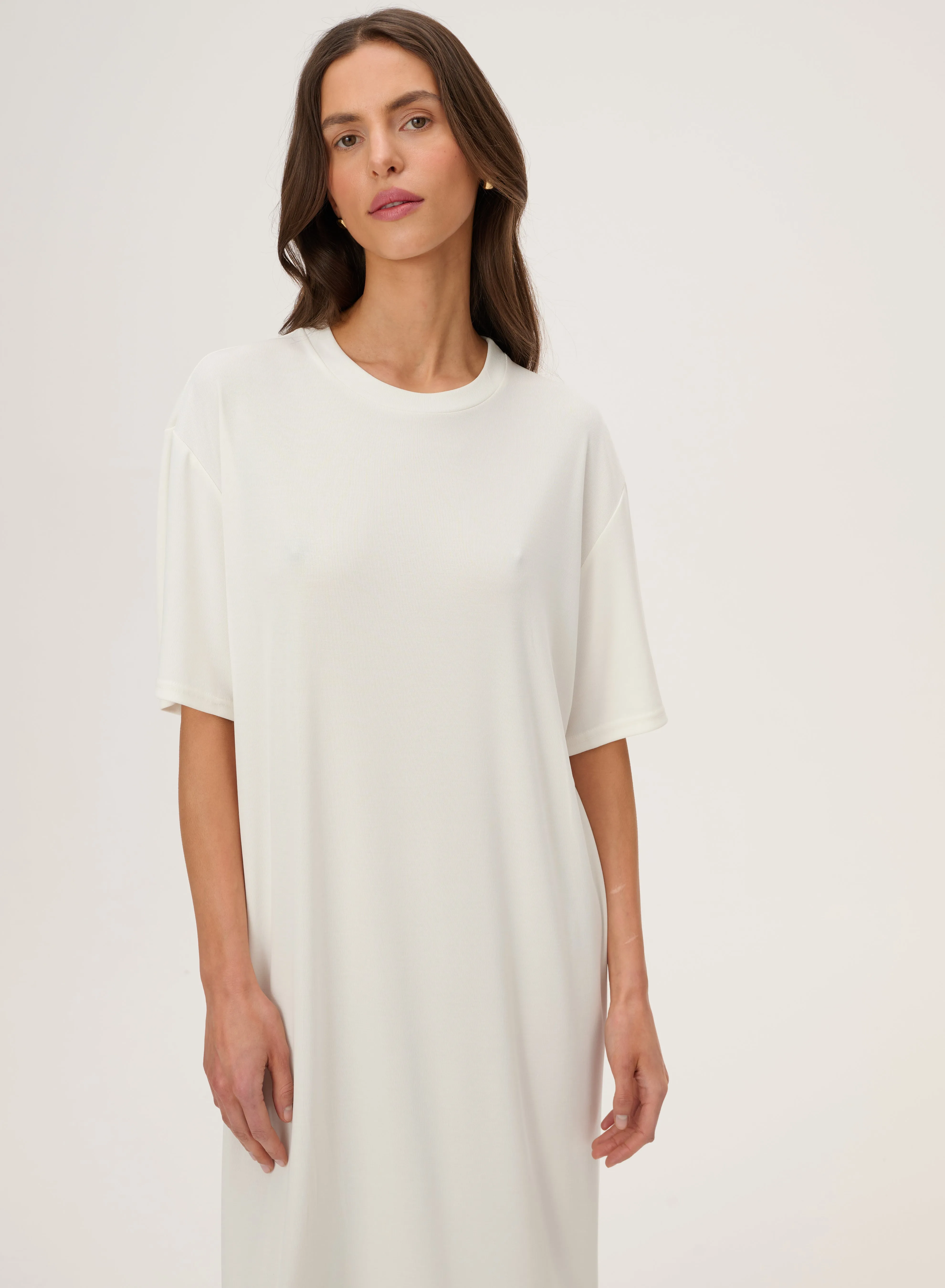Sukienka z delikatnej dzianiny w kolorze ecru - Jessica sold by Le Brand product image thumbnail 2