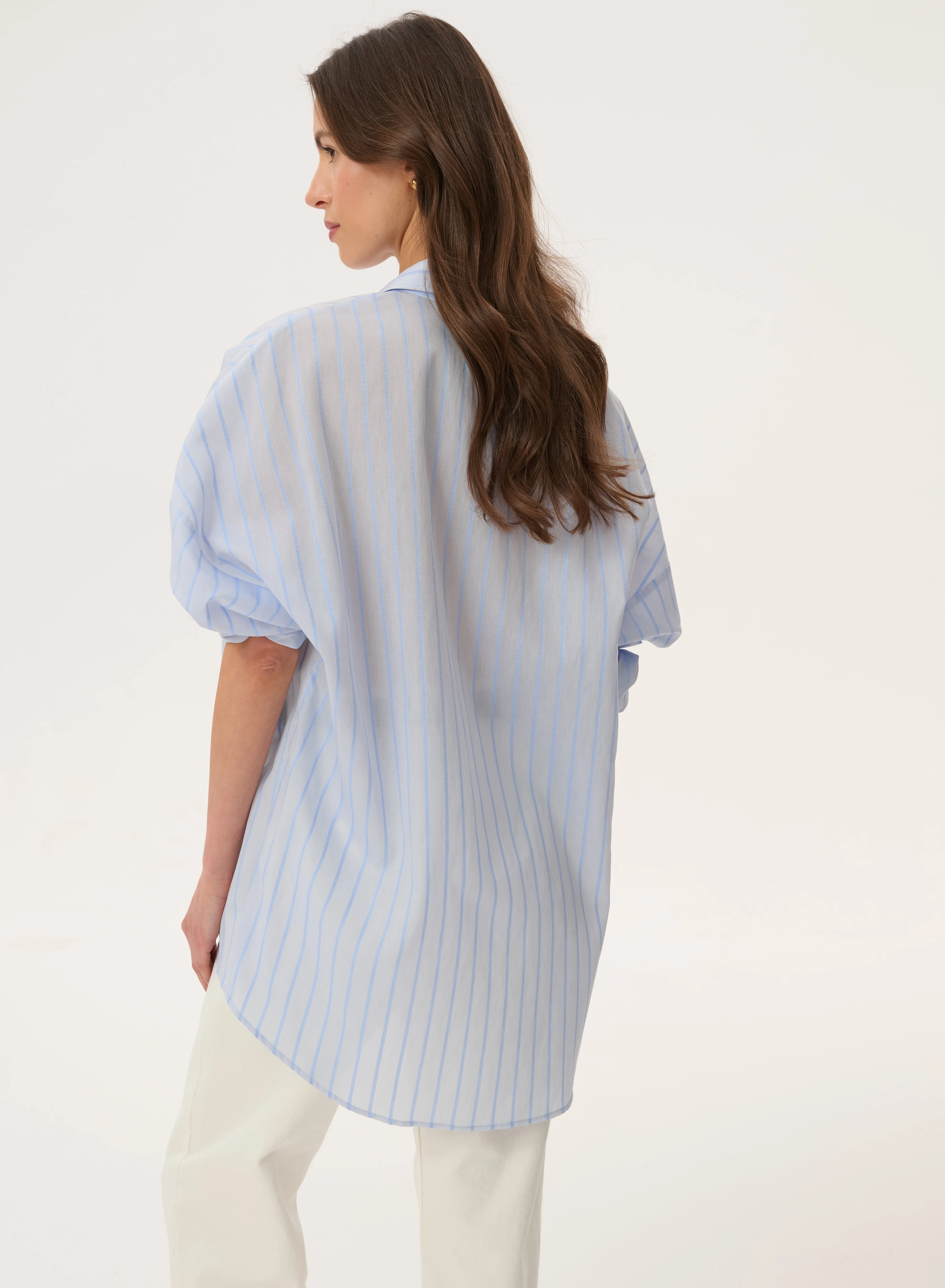 Koszula niebieska w prążek - Bilbao sold by Le Brand product image thumbnail 4