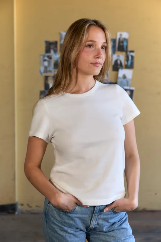 The Shortie Sleeve Tee made by Plain Jane