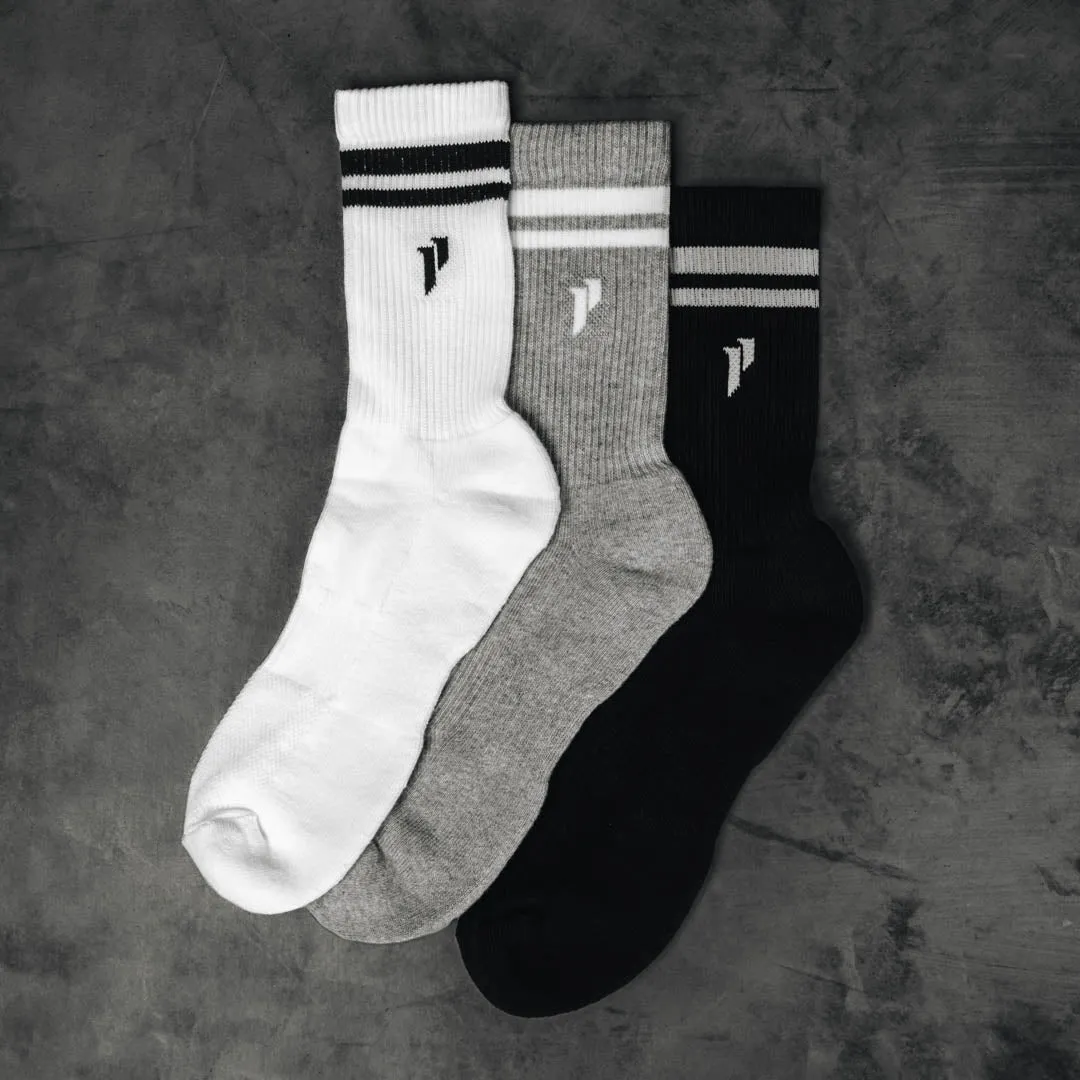 Retro Crew Sock - 3 Pack sold by 1st Phorm