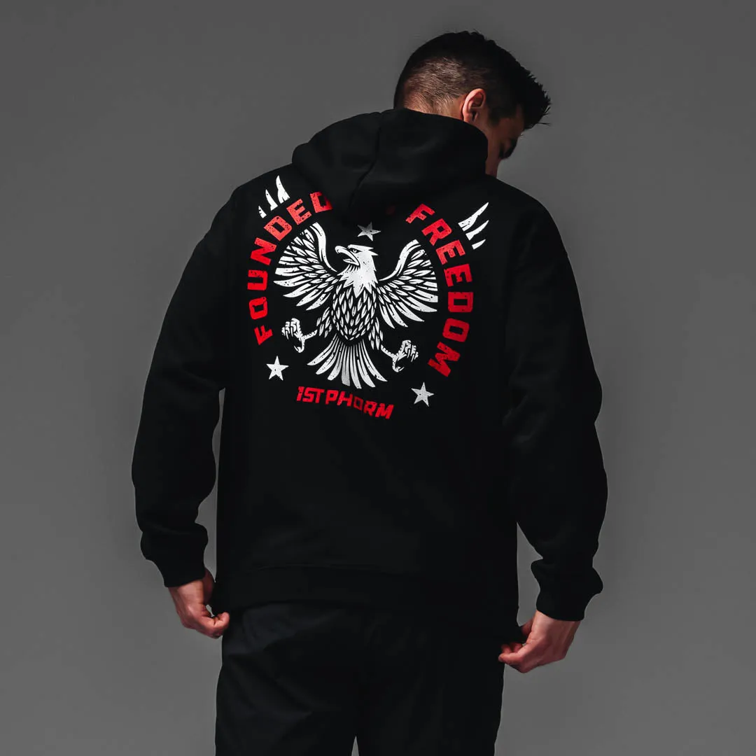 Founded on Freedom Hoodie sold by 1st Phorm