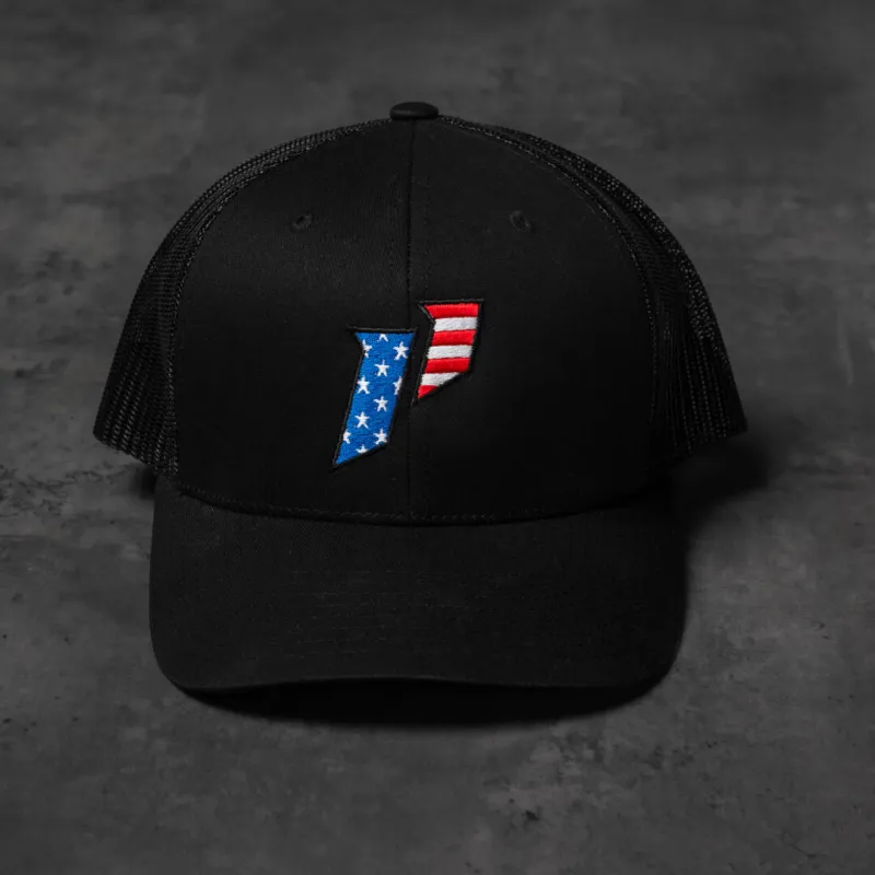 Crest American Flag Hat sold by 1st Phorm