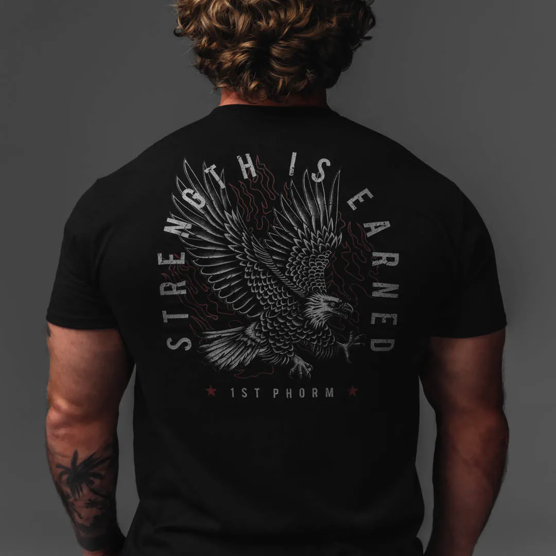 Strength Is Earned Tee sold by 1st Phorm product image thumbnail 2