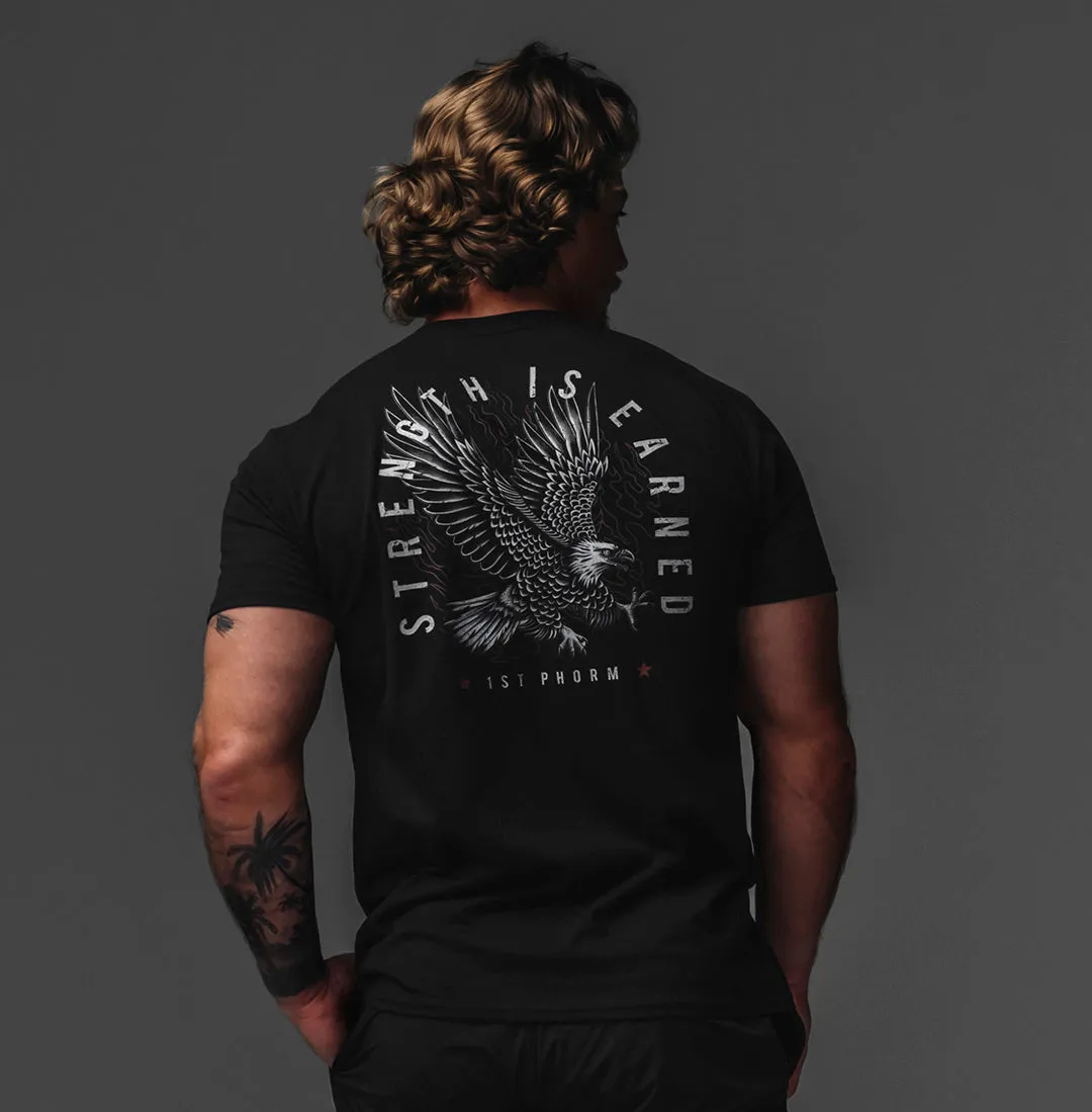 Strength Is Earned Tee sold by 1st Phorm