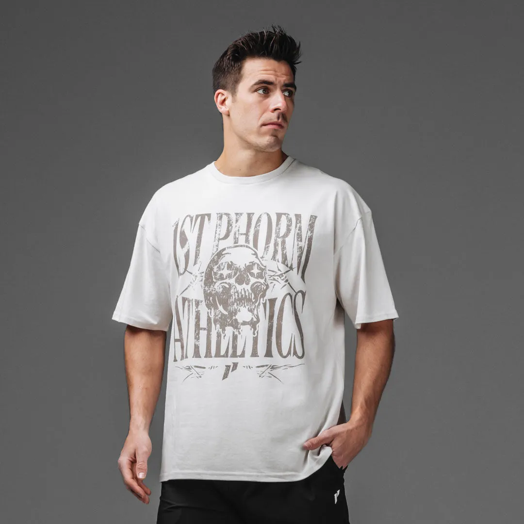 Iron Skull Oversized Tee sold by 1st Phorm