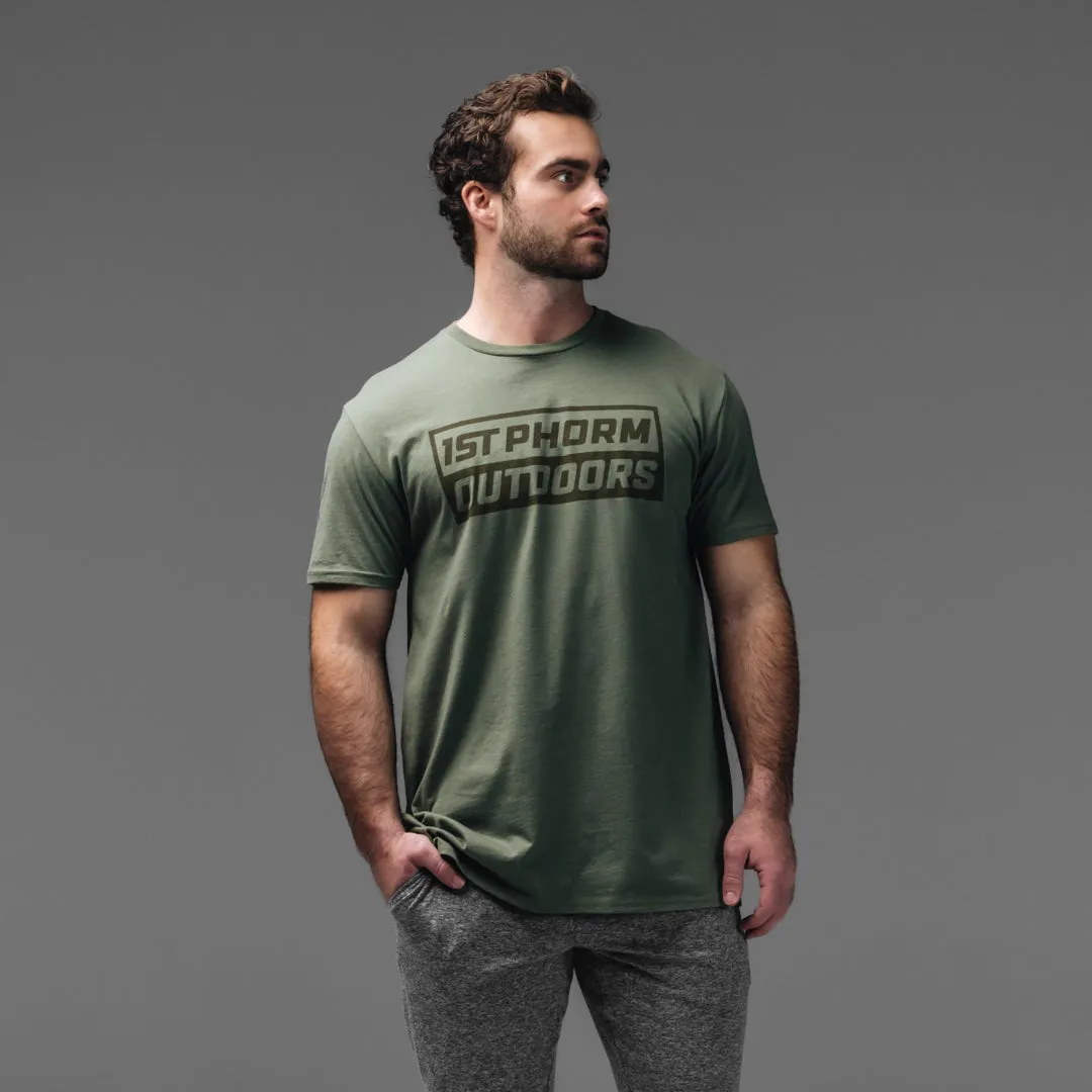 Outdoor Stacked Tee sold by 1st Phorm product image thumbnail 5