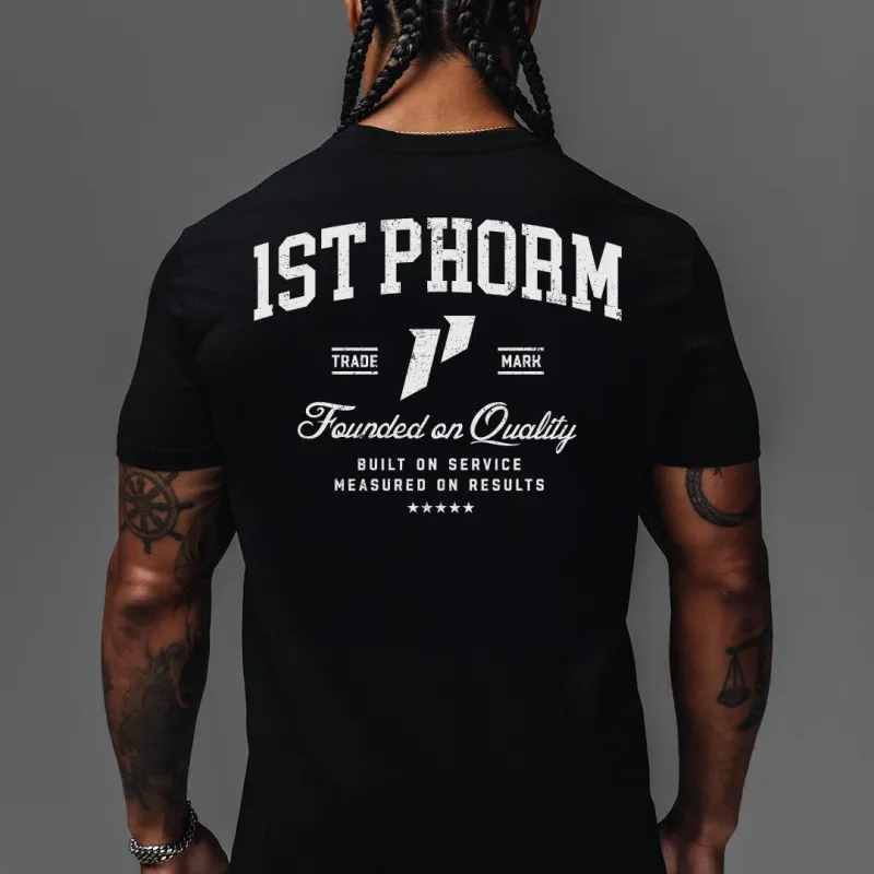 Crest Founded on Quality Tee sold by 1st Phorm