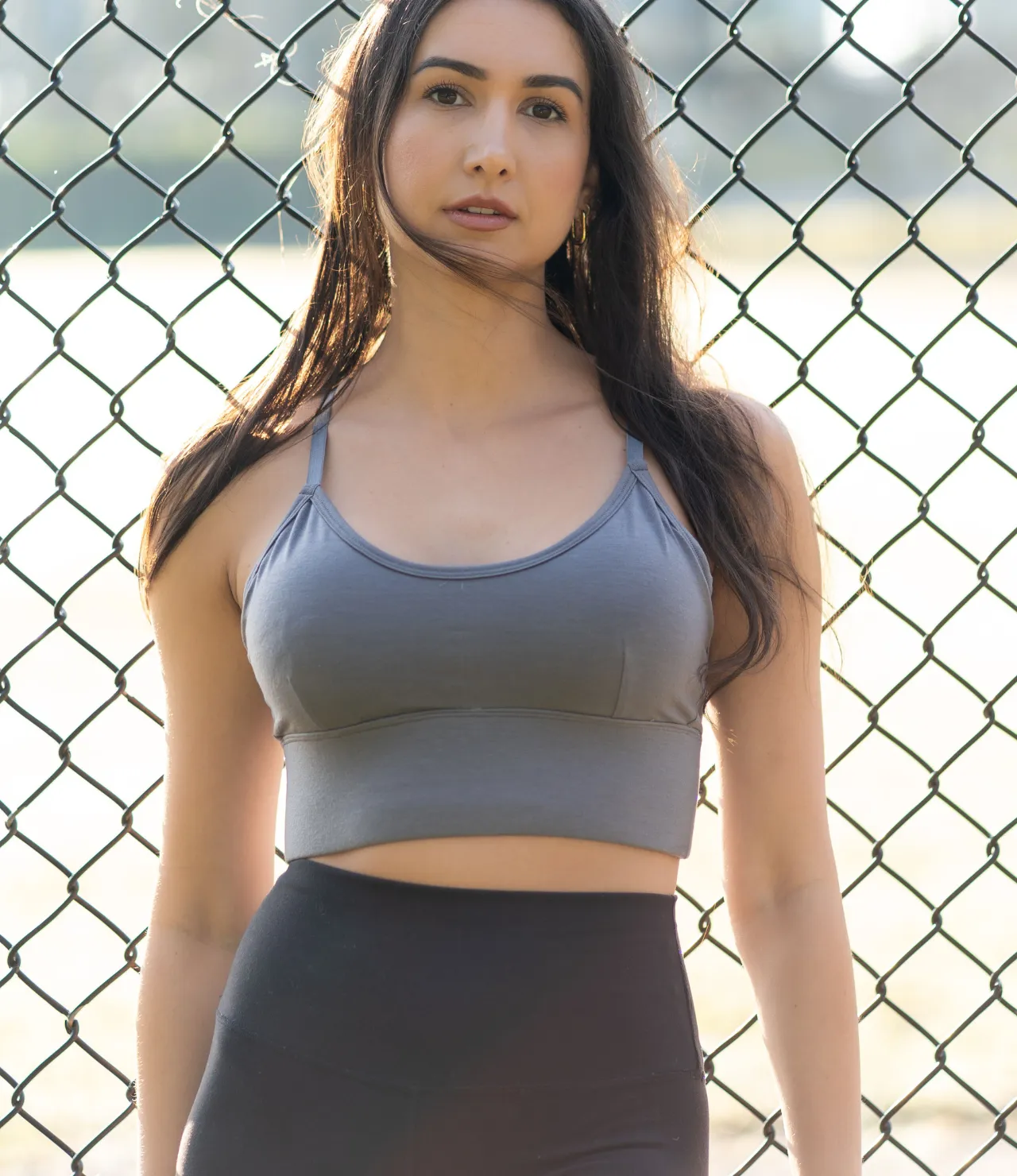 Lifestyle Sports Bra With TENCEL - Graphite Grey sold by Silver Sea product image thumbnail 2