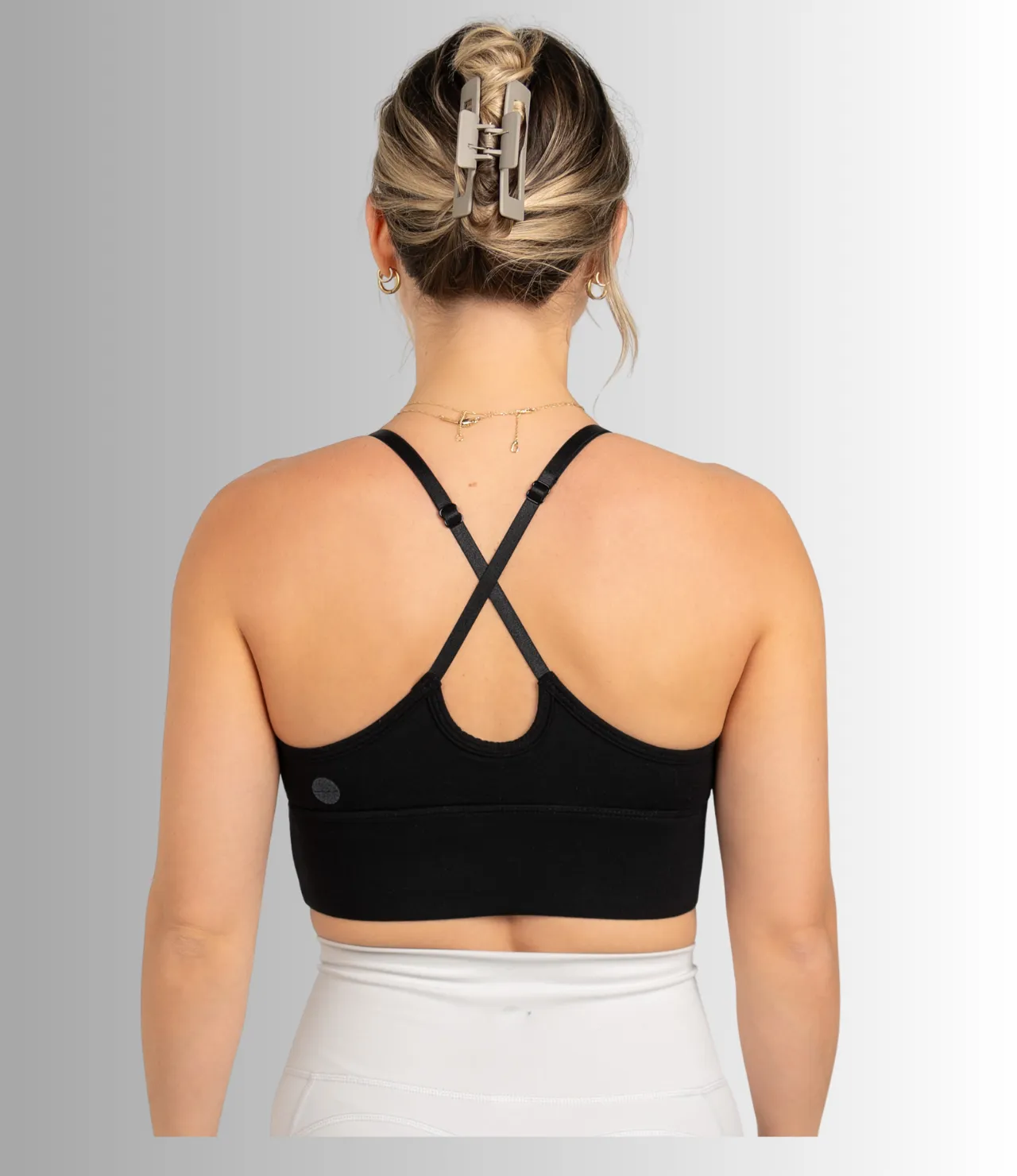 Lifestyle Sports Bra With TENCEL - Black sold by Silver Sea product image thumbnail 4