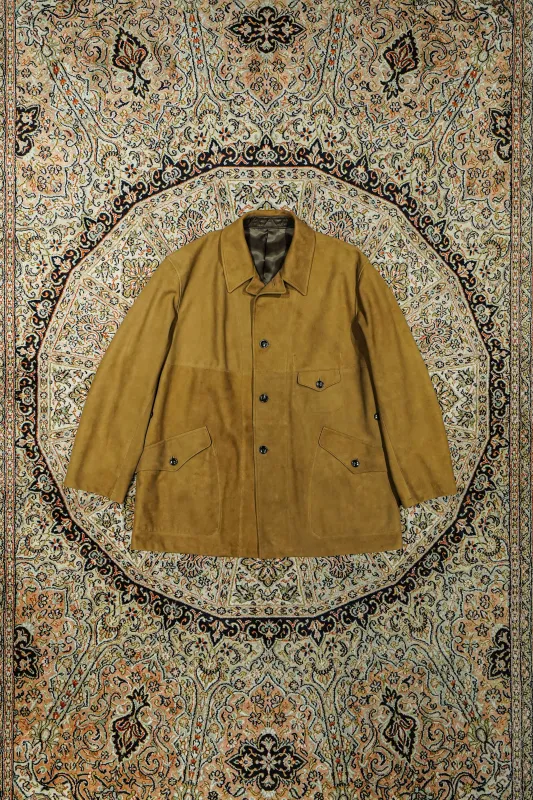 SARTO LEATHER HALF COAT (BROWN GOLD) made by CEDARWOOD