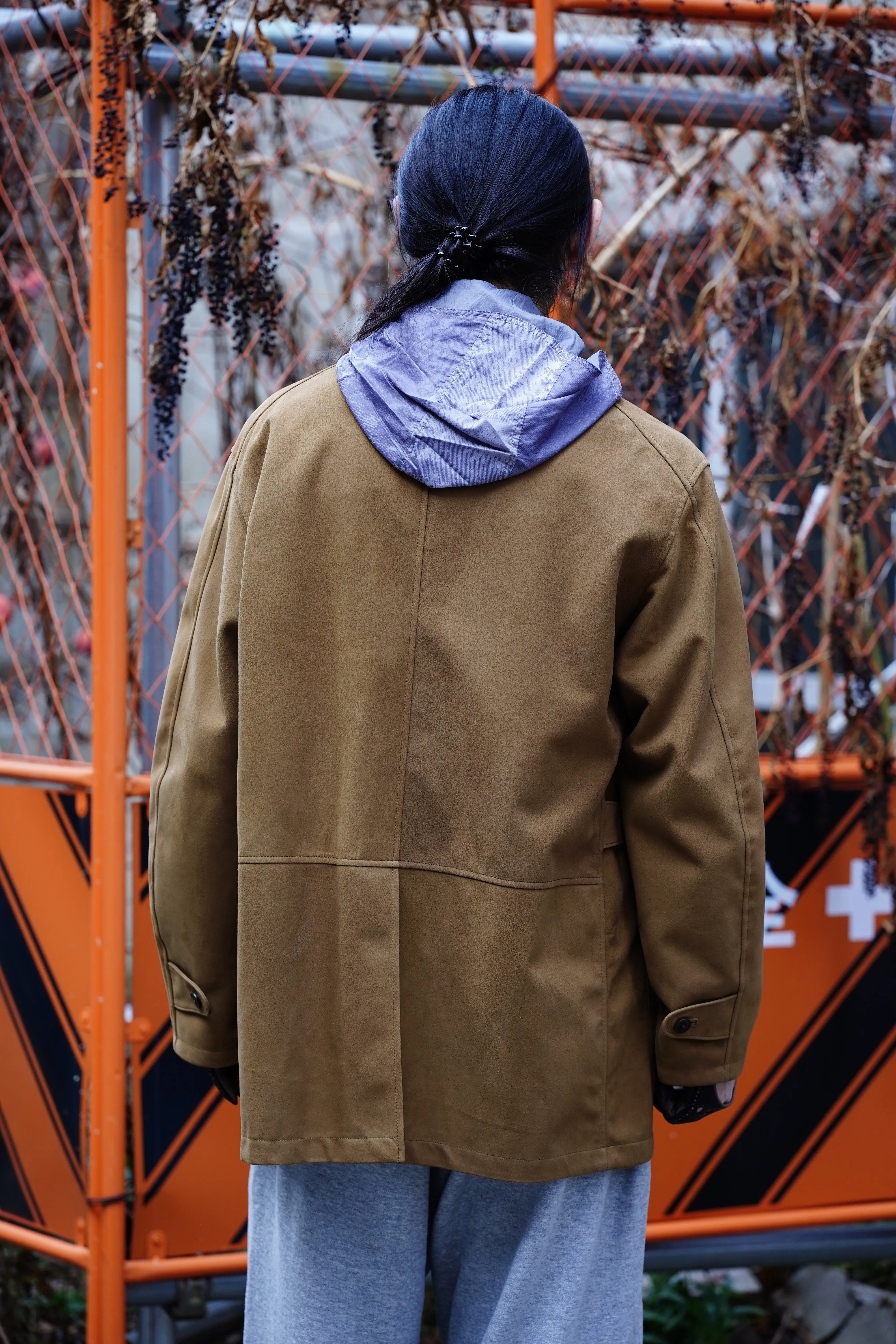 SARTO LEATHER HALF COAT (BROWN GOLD) sold by CEDARWOOD product image thumbnail 5