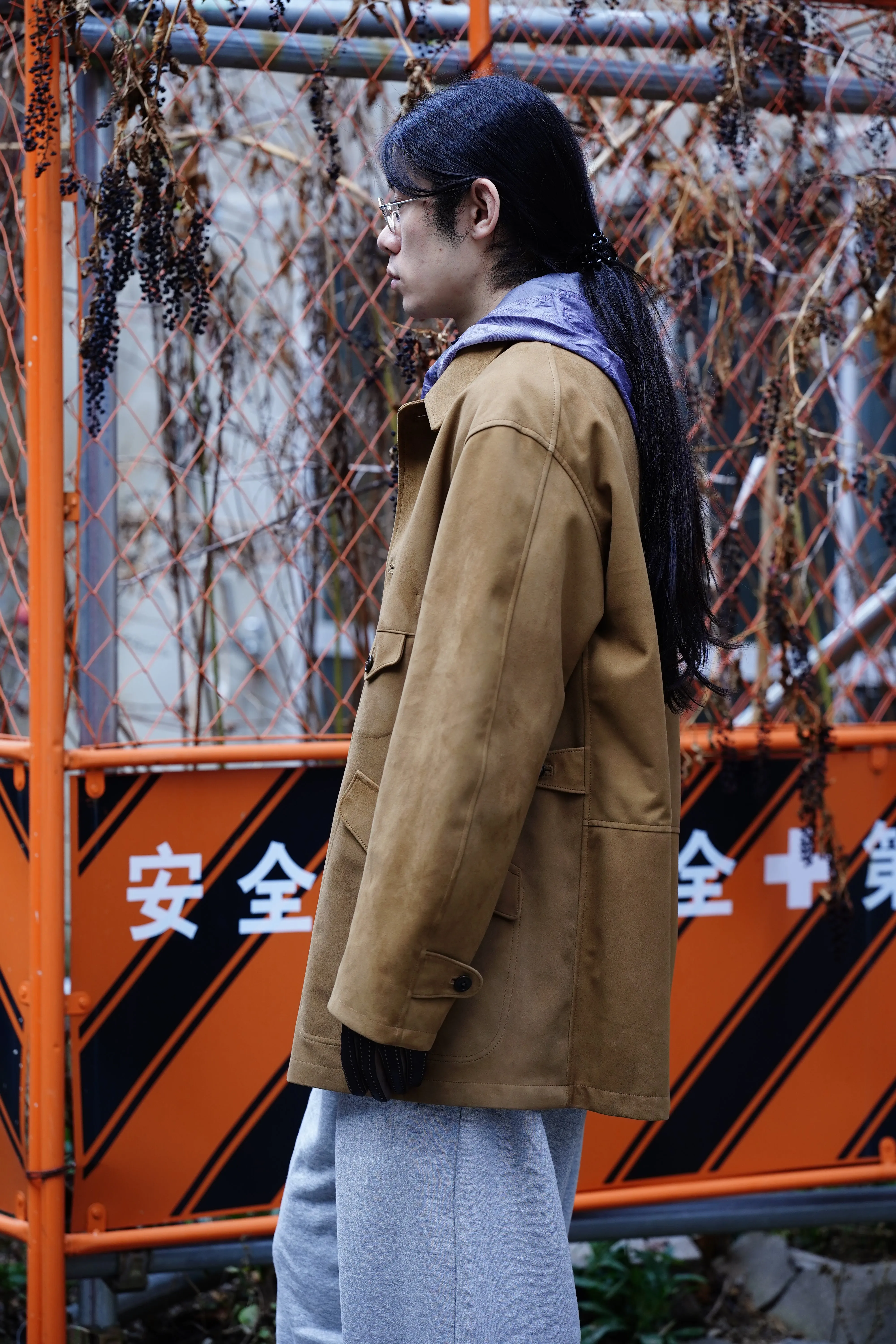 SARTO LEATHER HALF COAT (BROWN GOLD) sold by CEDARWOOD product image thumbnail 4