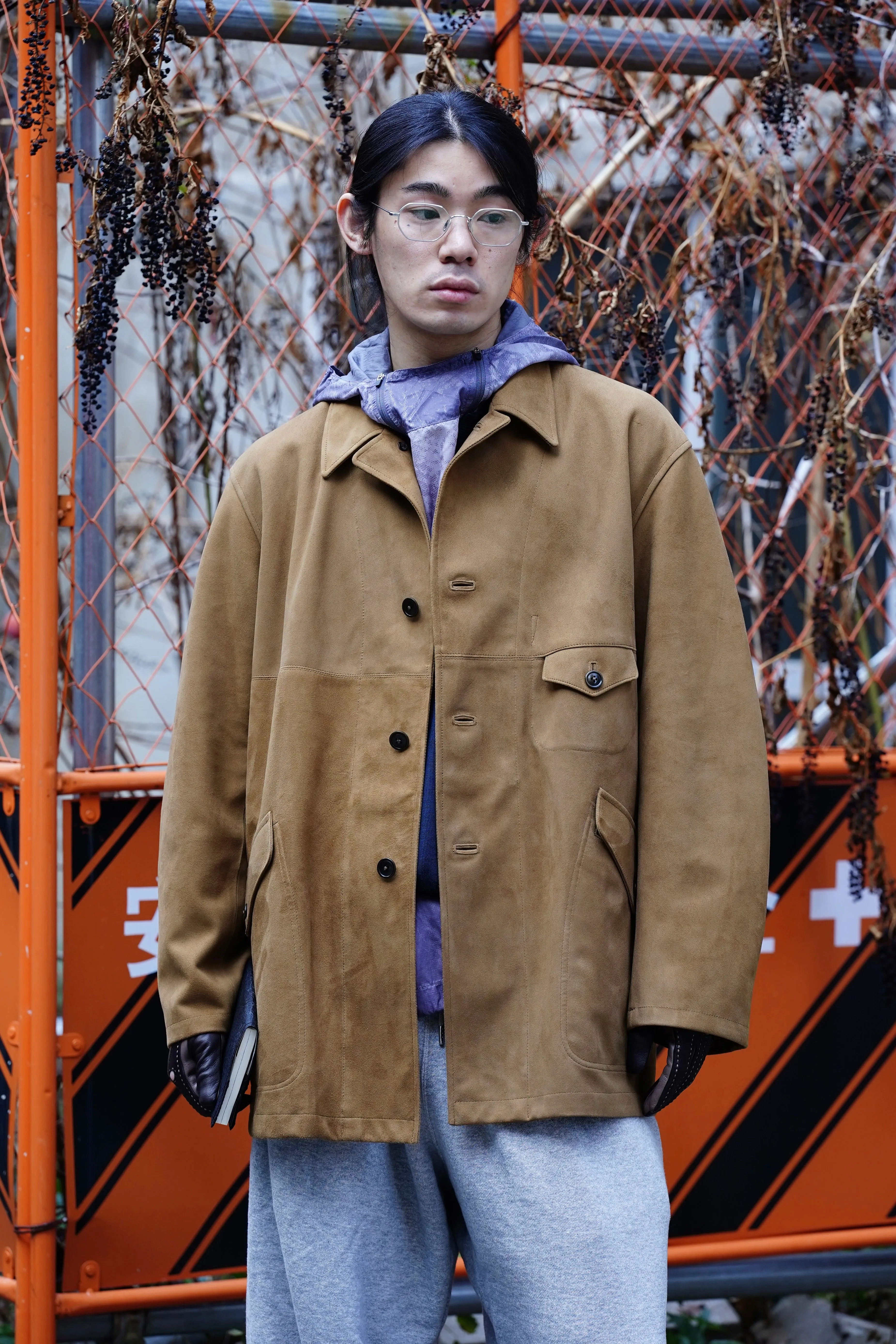 SARTO LEATHER HALF COAT (BROWN GOLD) sold by CEDARWOOD product image thumbnail 2
